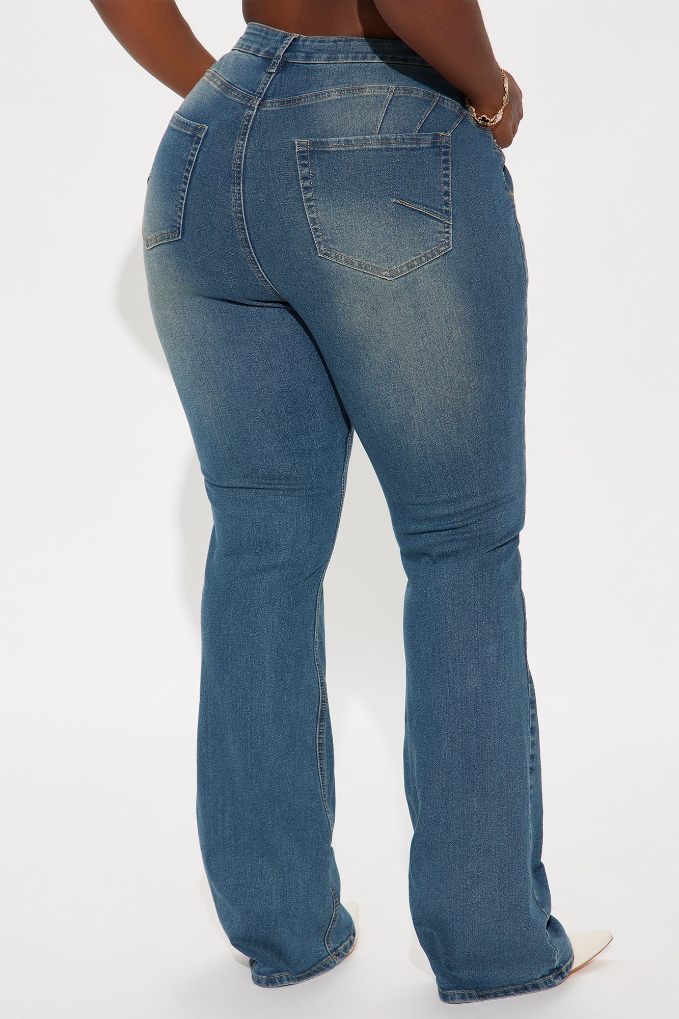Tucson Booty Lifting Stretch Bootcut Jeans - Dark Wash