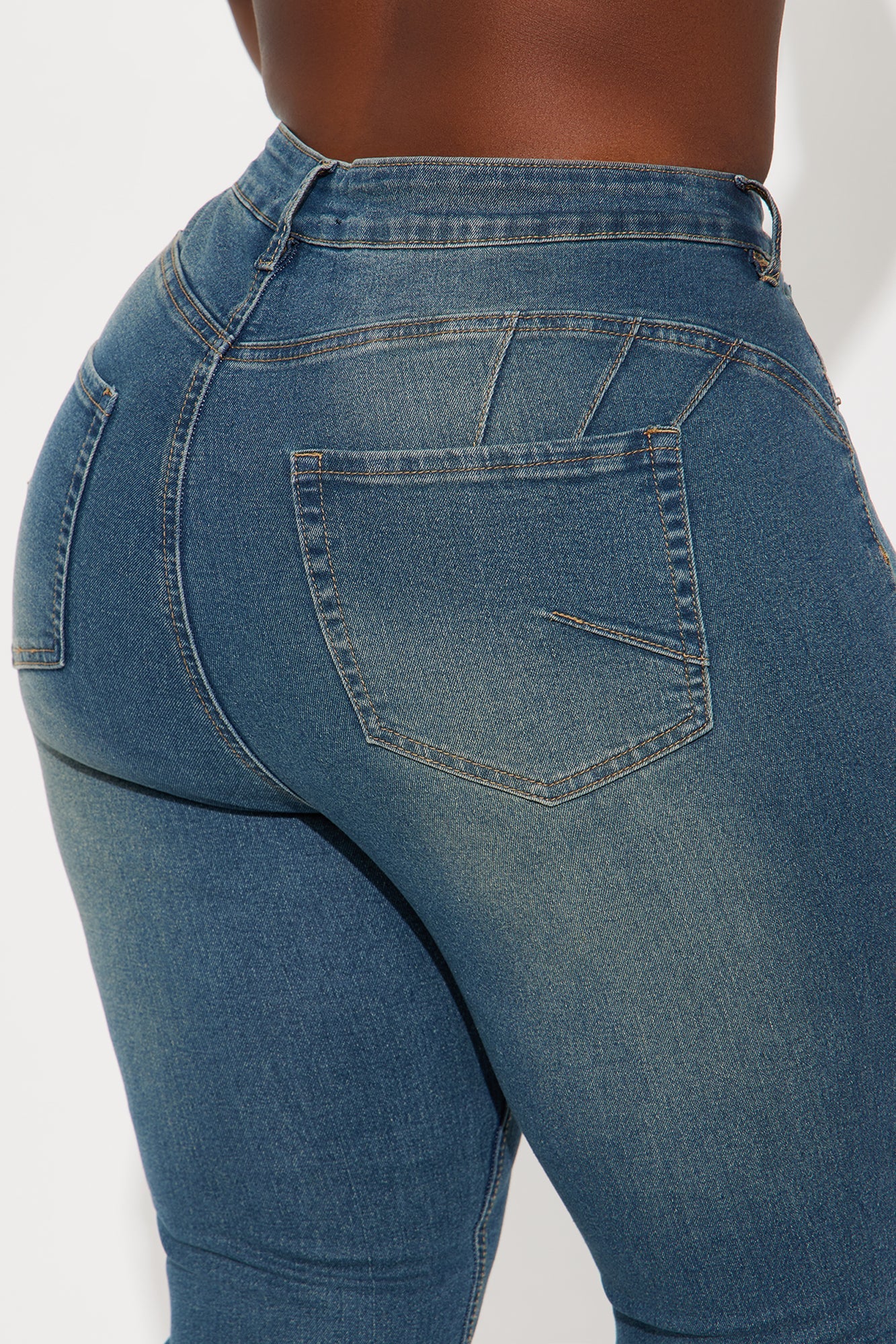 Tucson Booty Lifting Stretch Bootcut Jeans - Dark Wash