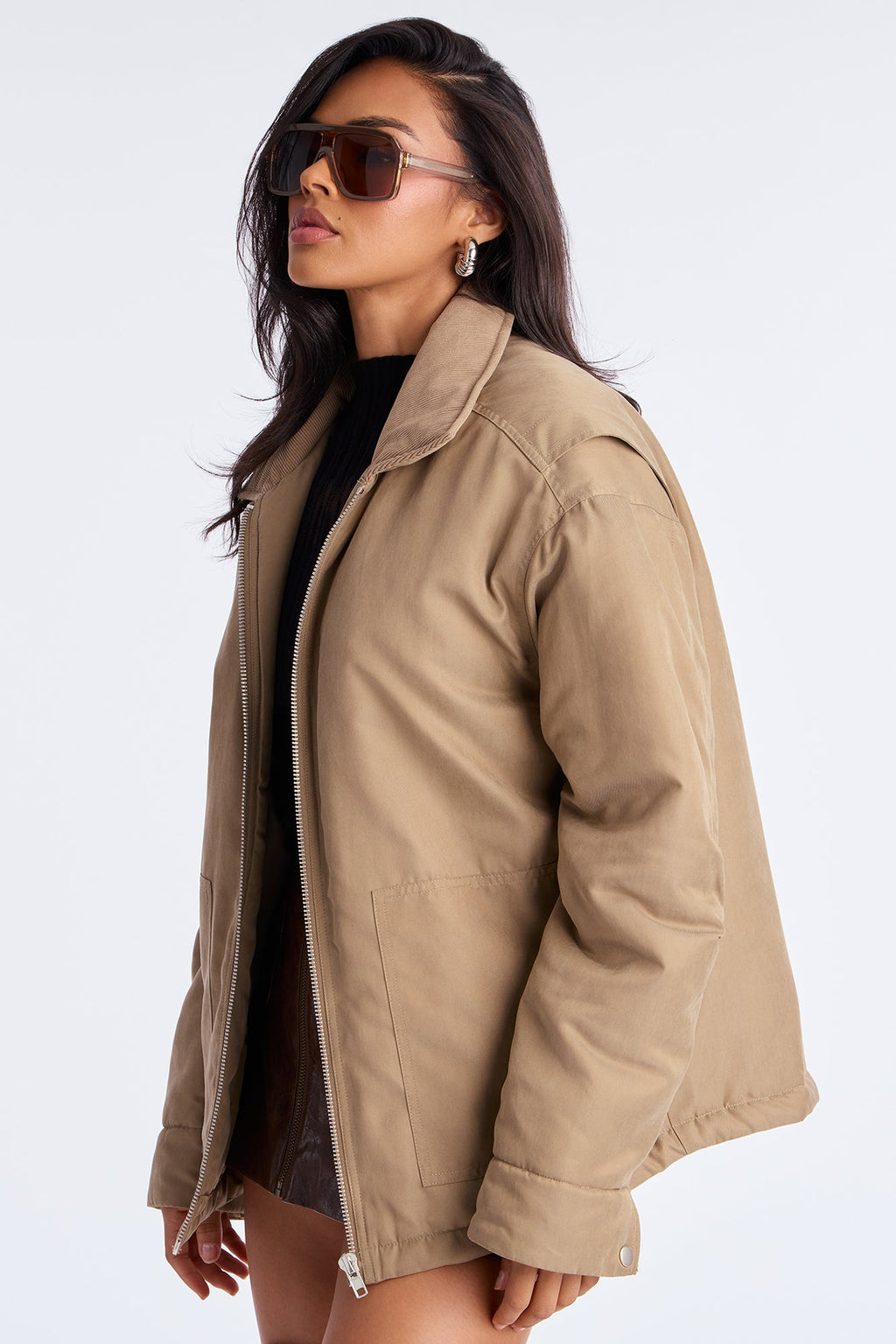 Mariah Bomber Jacket - Olive