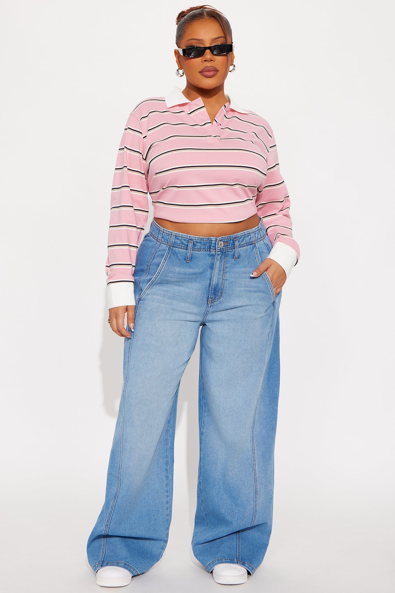 Lena Trouser Jeans - Medium Wash