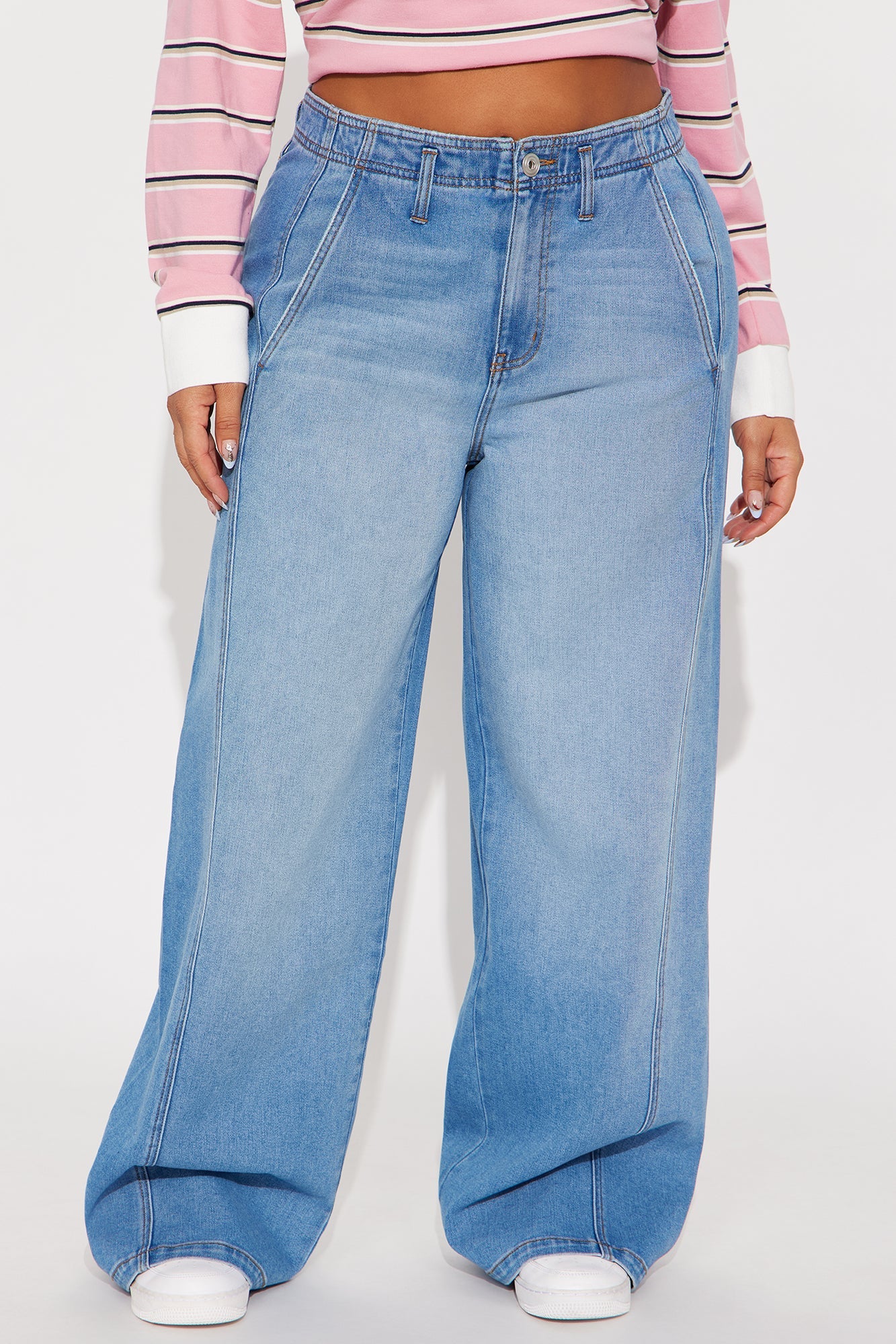 Lena Trouser Jeans - Medium Wash