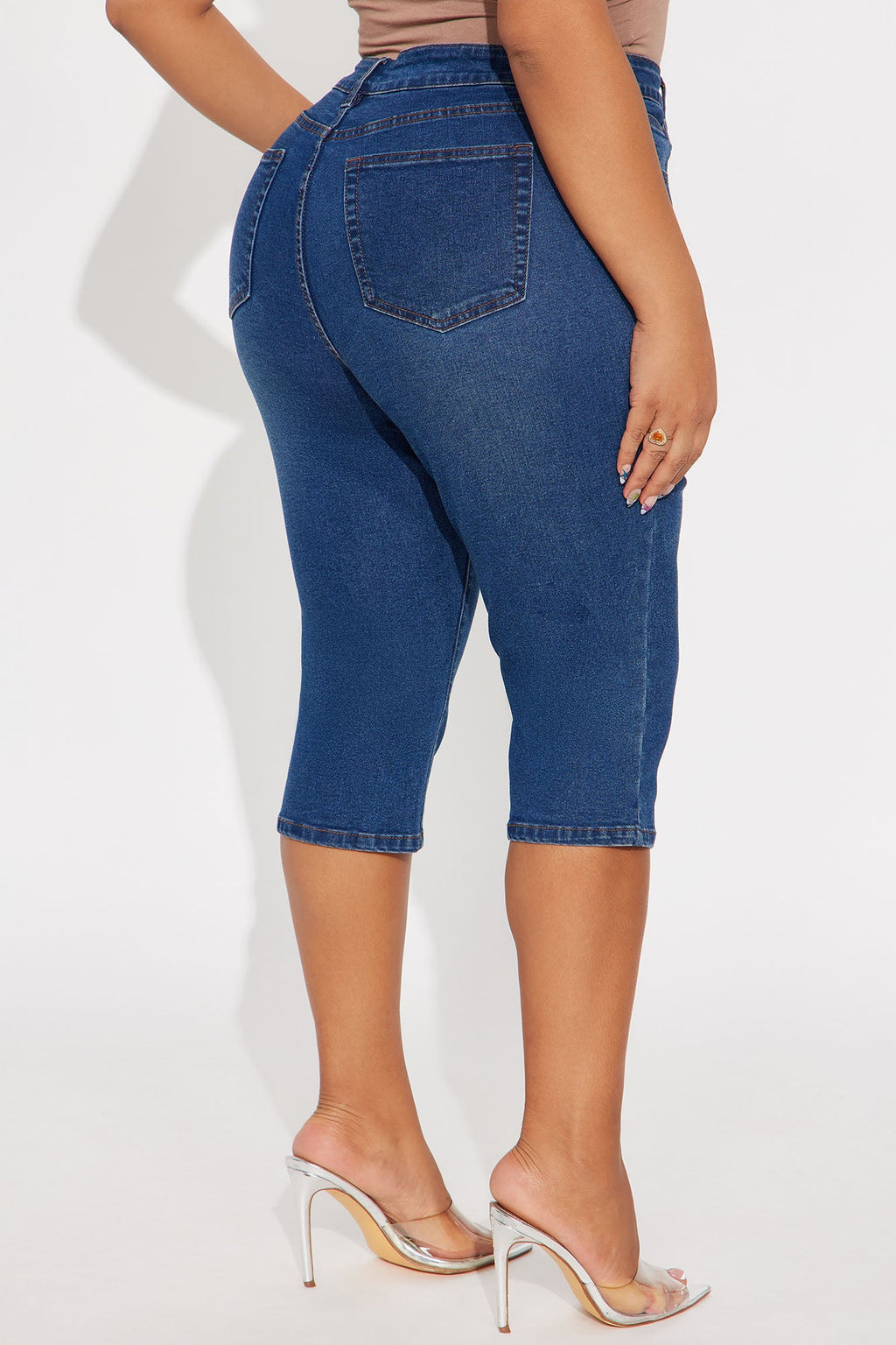 San Diego Skinny Capri Jeans - Dark Wash
