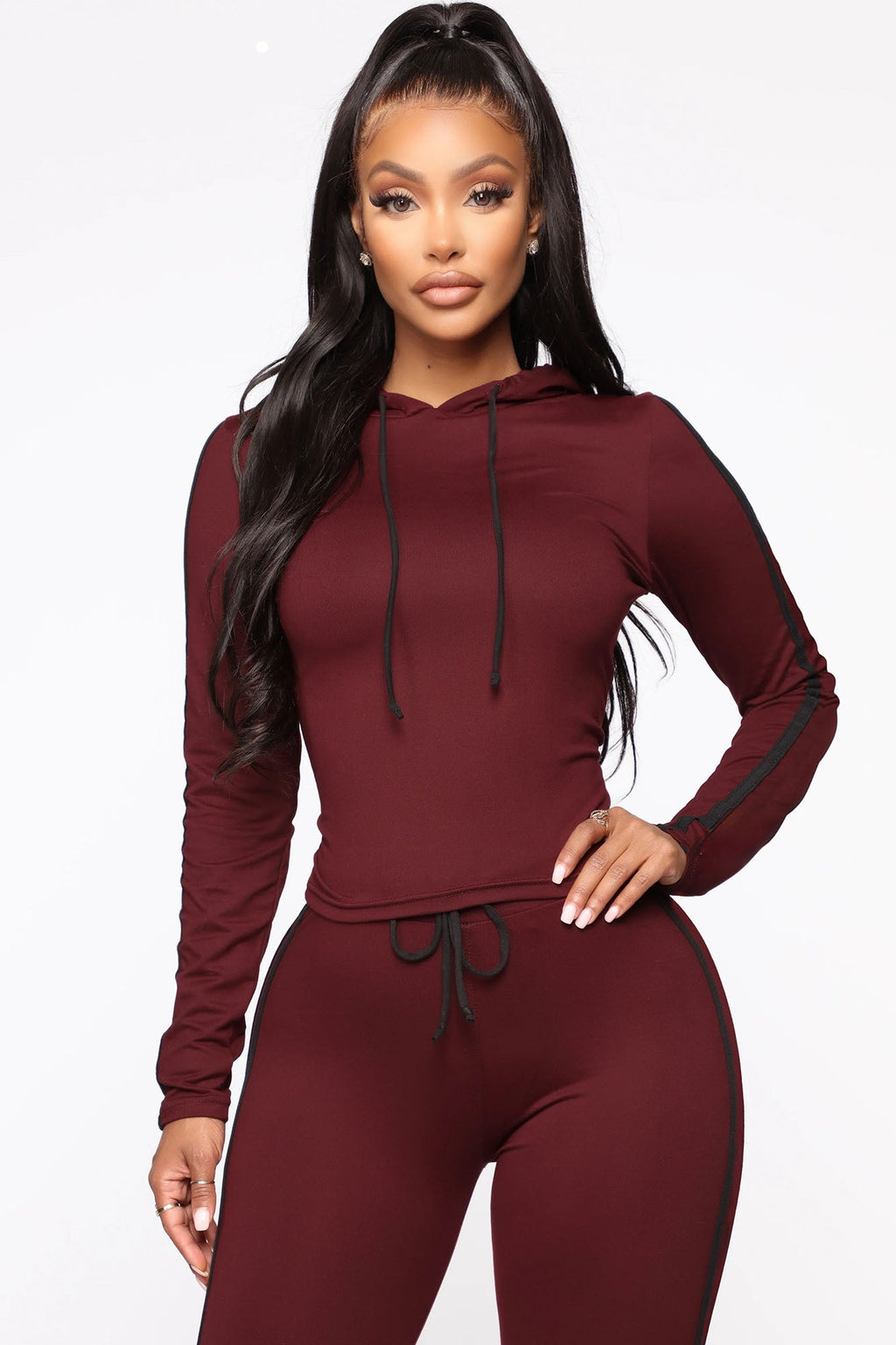 Tennis Courts III Set - Burgundy