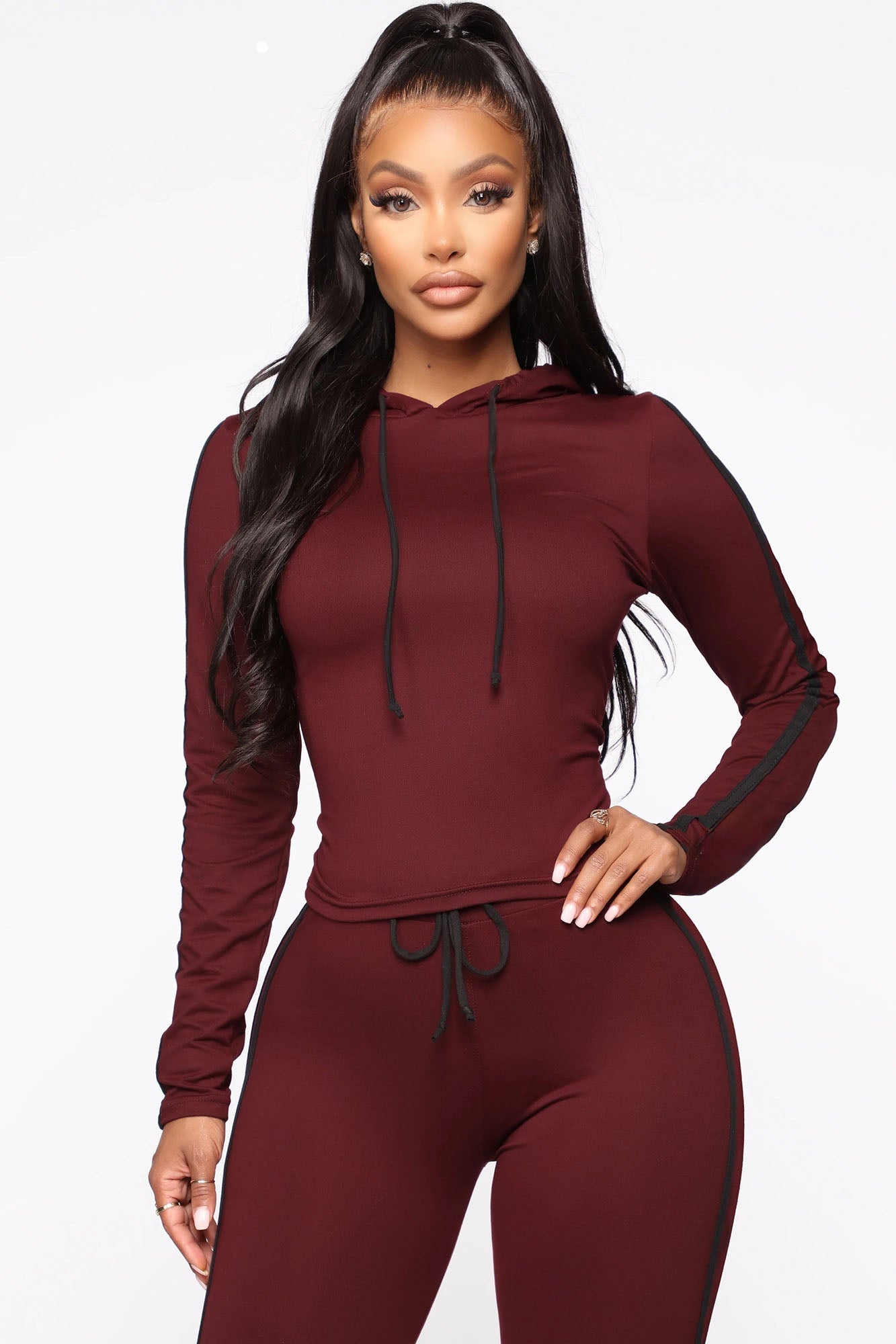 Tennis Courts III Set - Burgundy