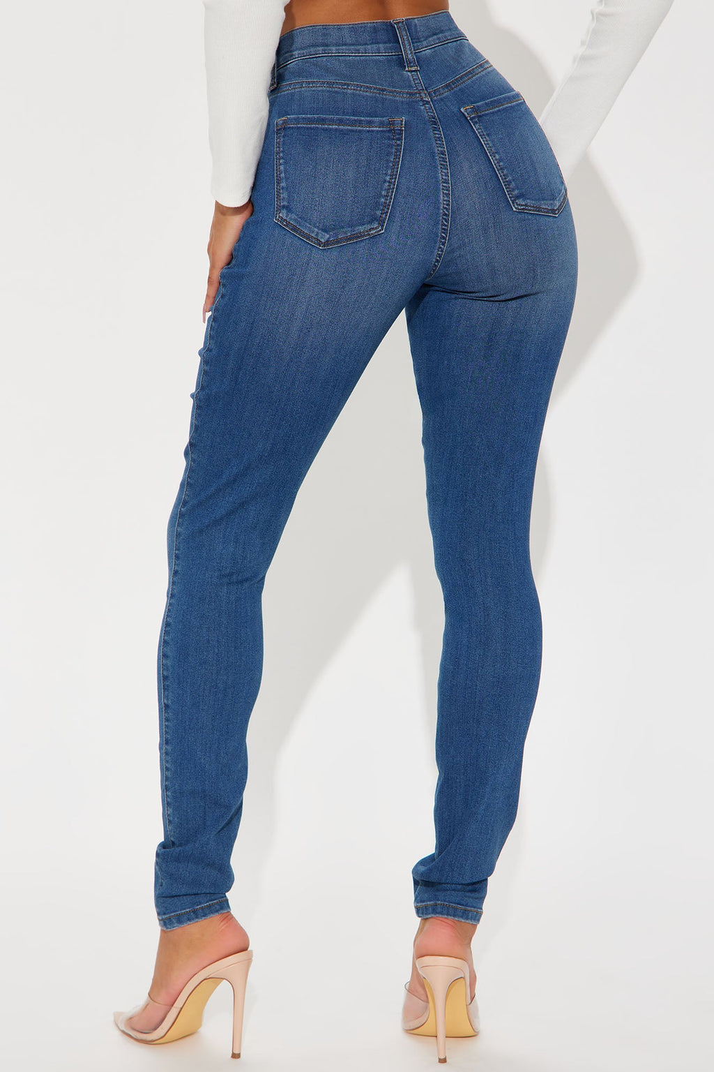 Tall Emma Super Stretch High Rise Skinny Jean - Medium Wash