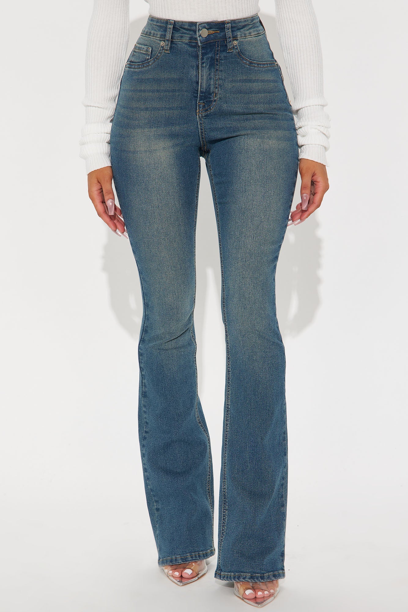 Tall Tucson Booty Lifting Stretch Bootcut Jeans - Dark Wash