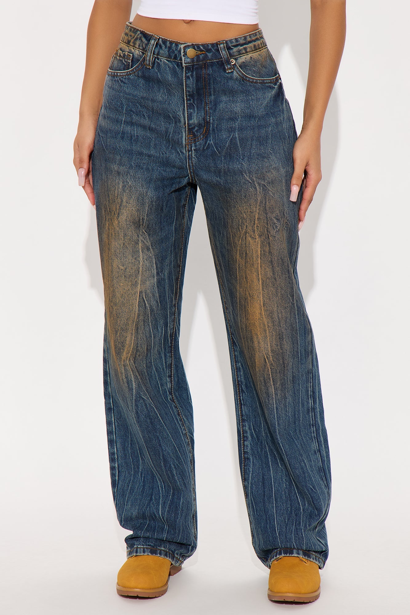 Tustin Tint Straight Leg Jeans - Vintage Wash