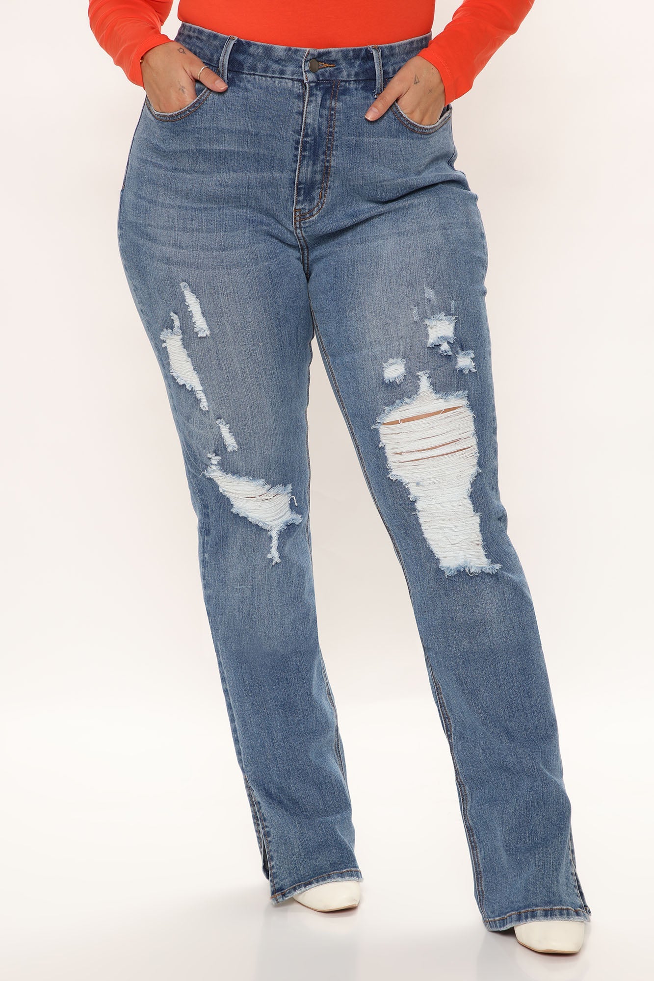 Tall Killing 'Em Kindly High Rise Jeans - Medium Blue Wash