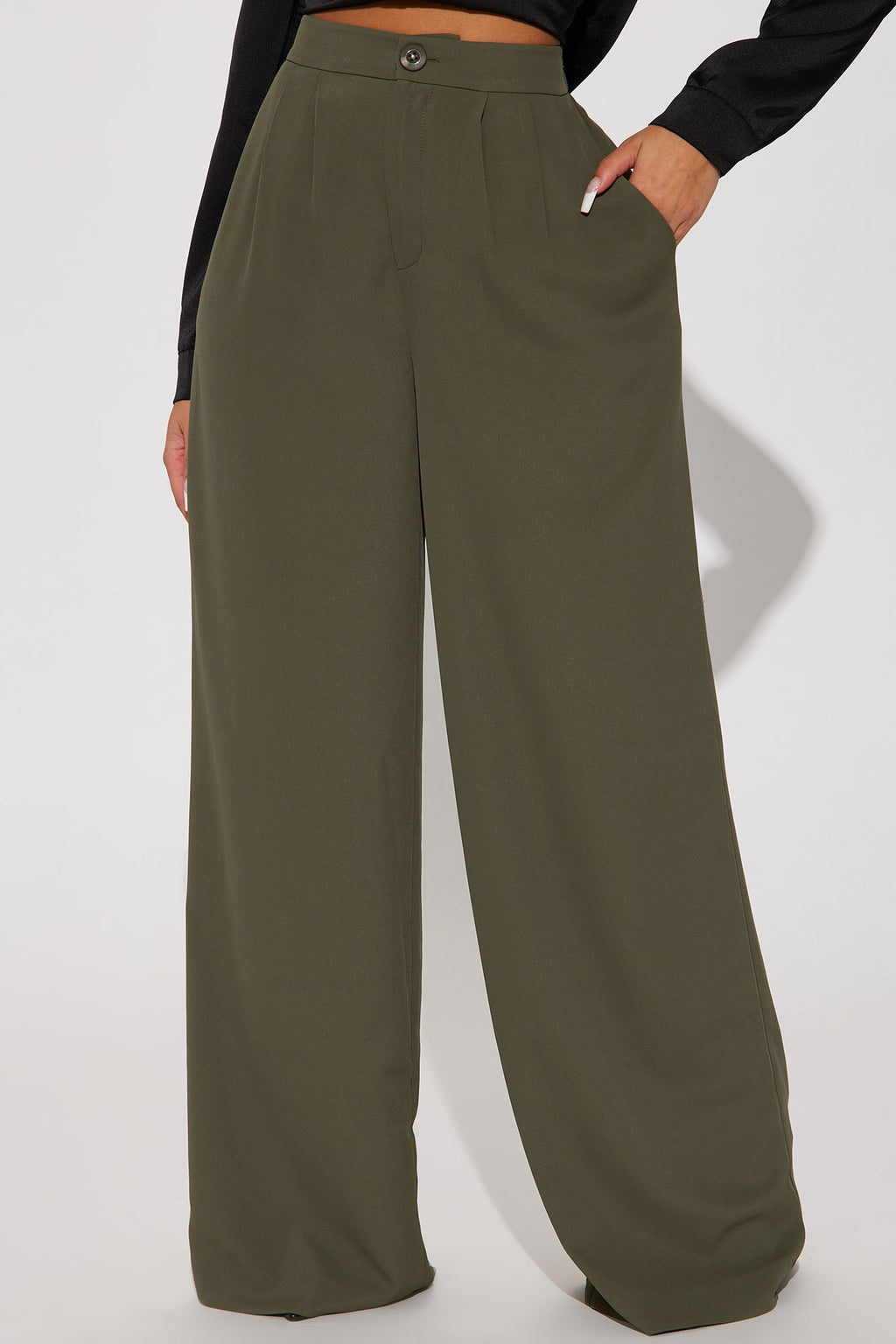 Nadia Trouser Pant - Olive