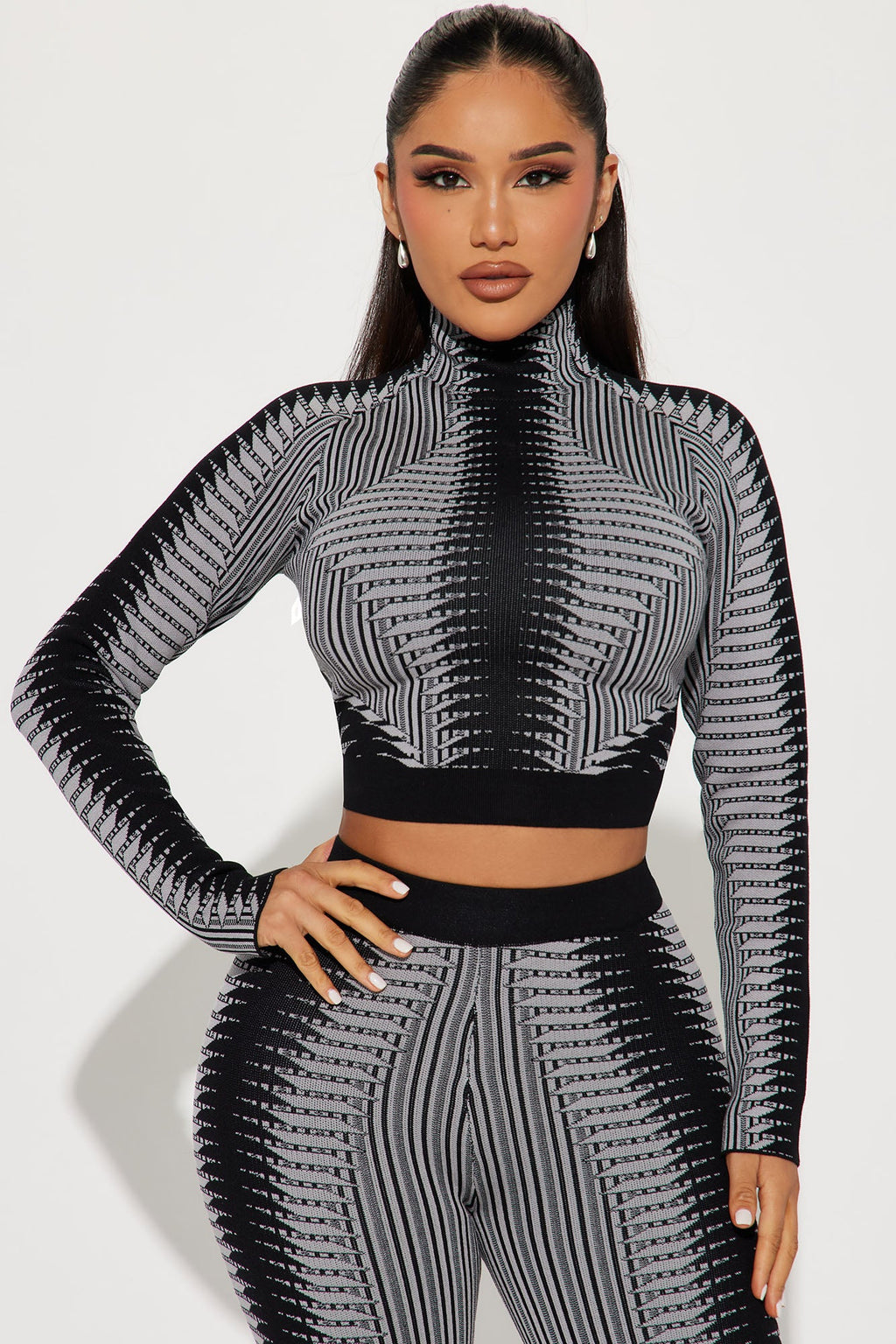 Kailee Sweater Legging Set - Grey/combo