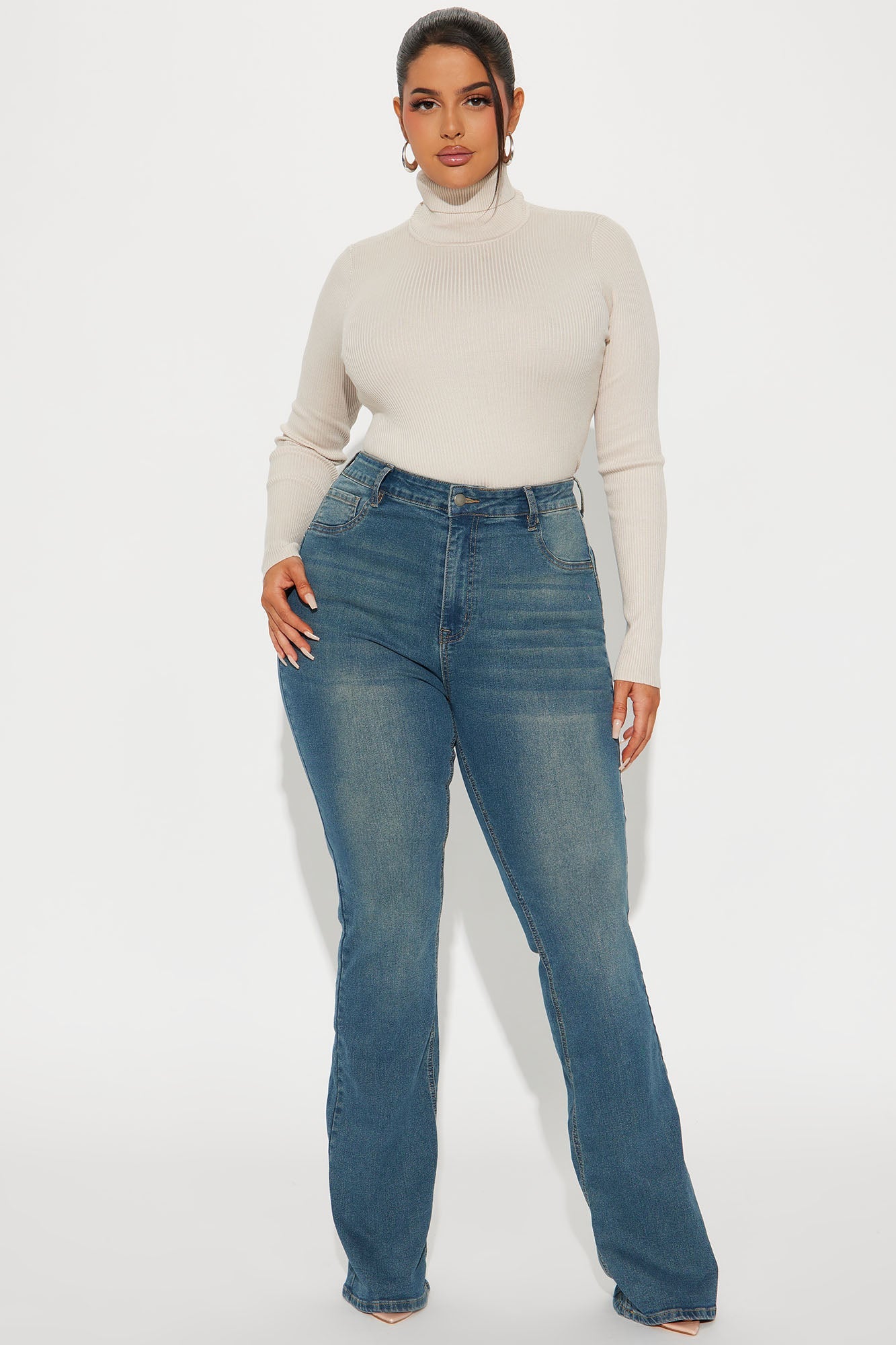 Tall Tucson Booty Lifting Stretch Bootcut Jeans - Dark Wash