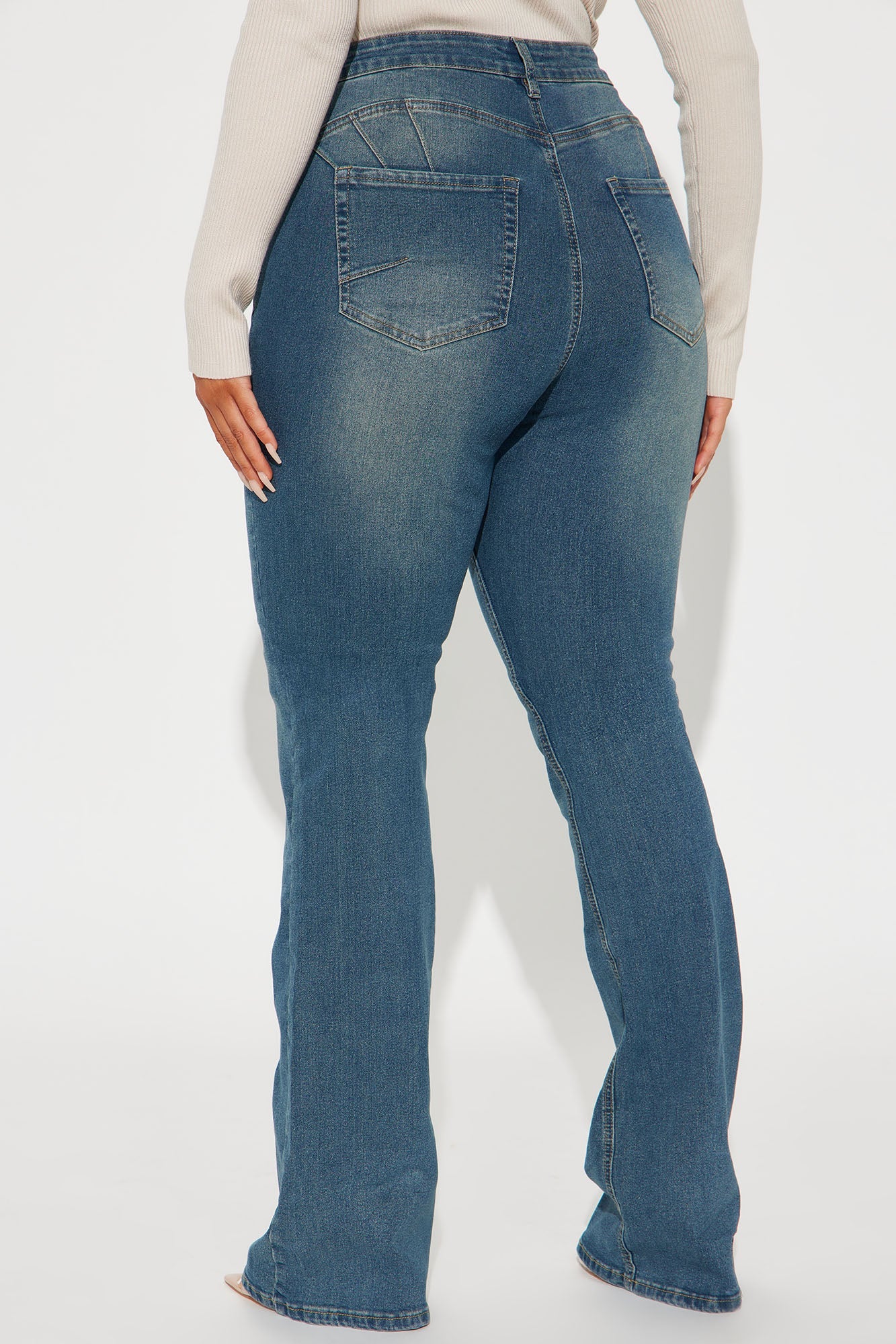 Tall Tucson Booty Lifting Stretch Bootcut Jeans - Dark Wash