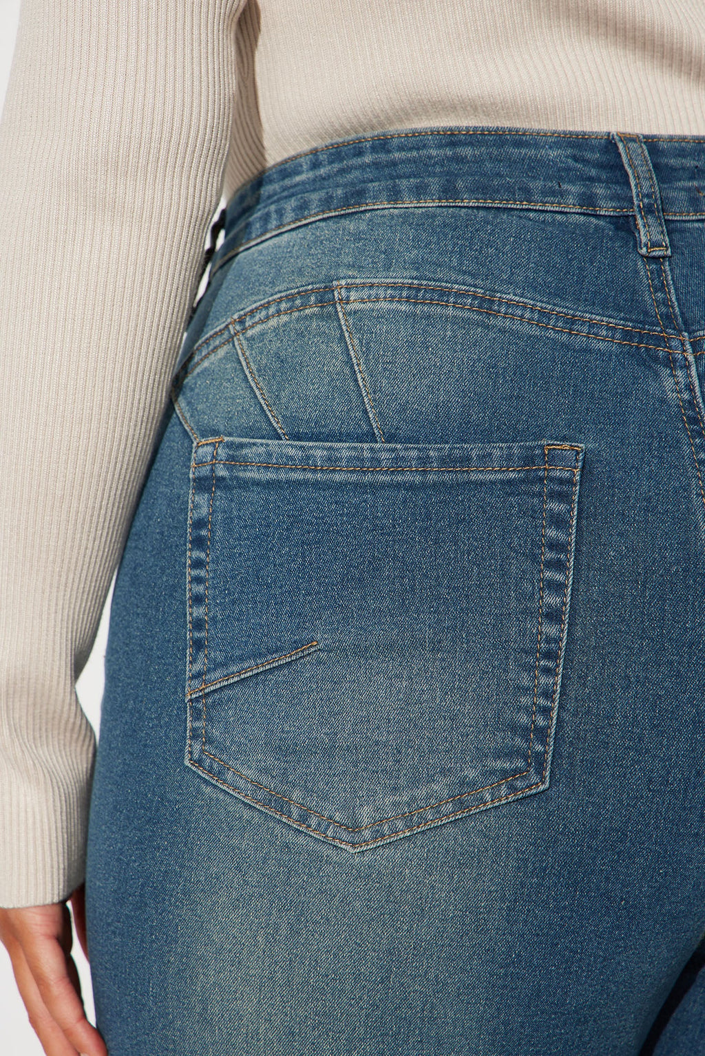 Tall Tucson Booty Lifting Stretch Bootcut Jeans - Dark Wash