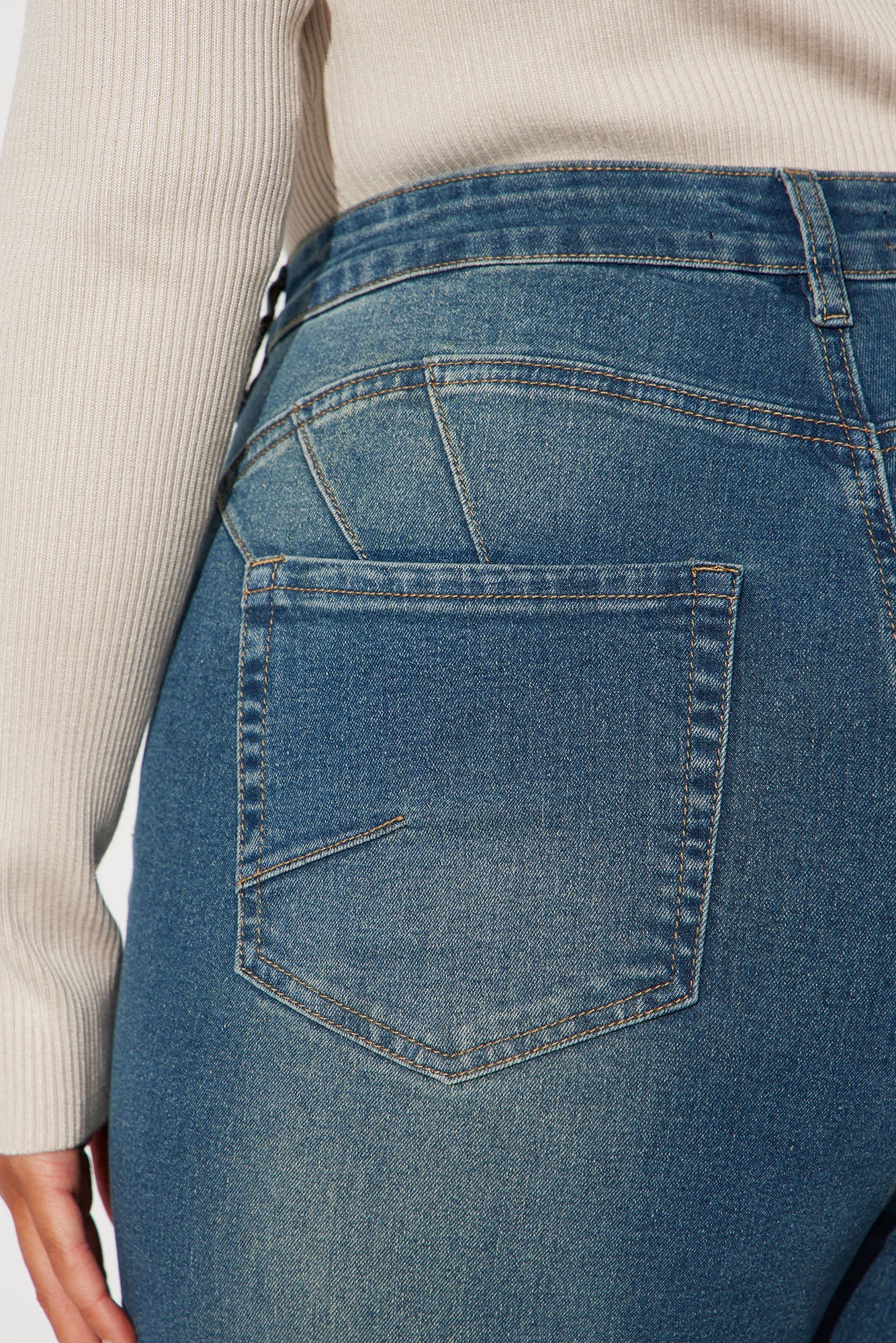 Tall Tucson Booty Lifting Stretch Bootcut Jeans - Dark Wash