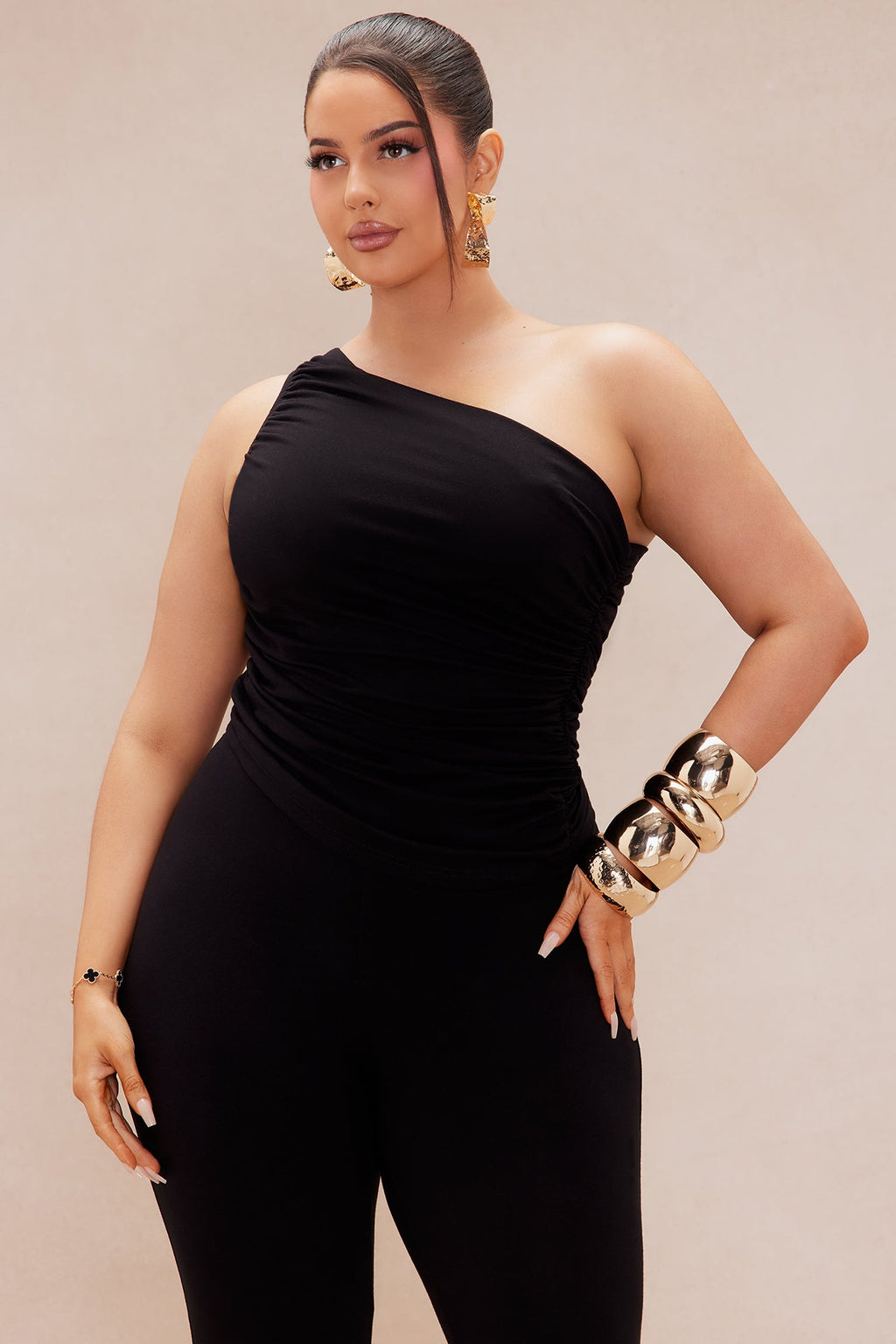 Logan Knit Pant Set - Black