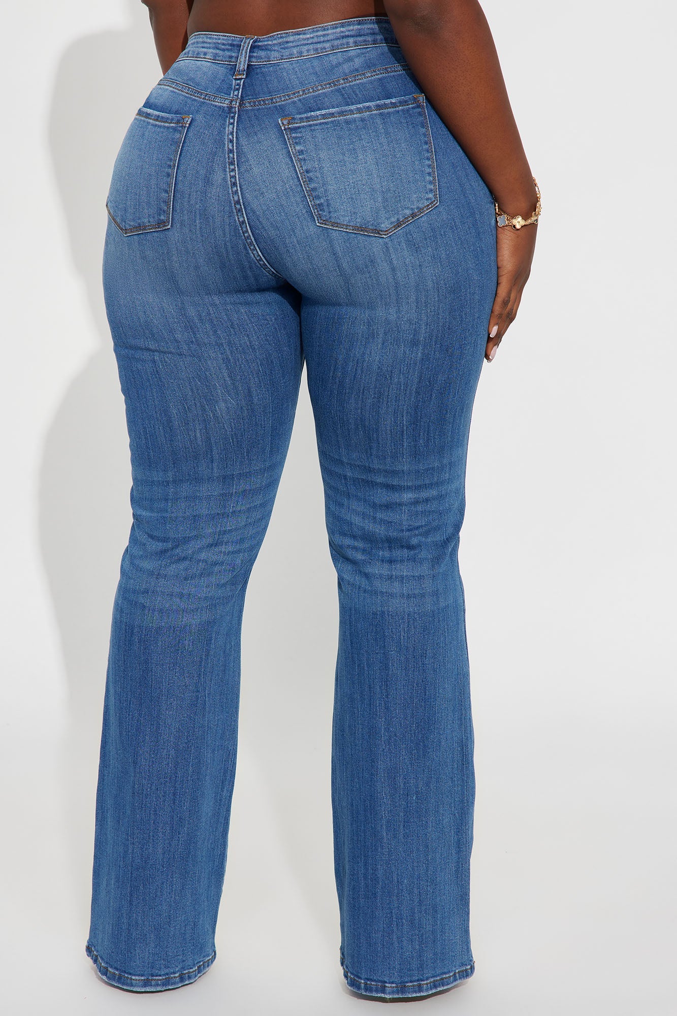 Out Of My Way Low Rise Bootcut Jean - Medium Wash