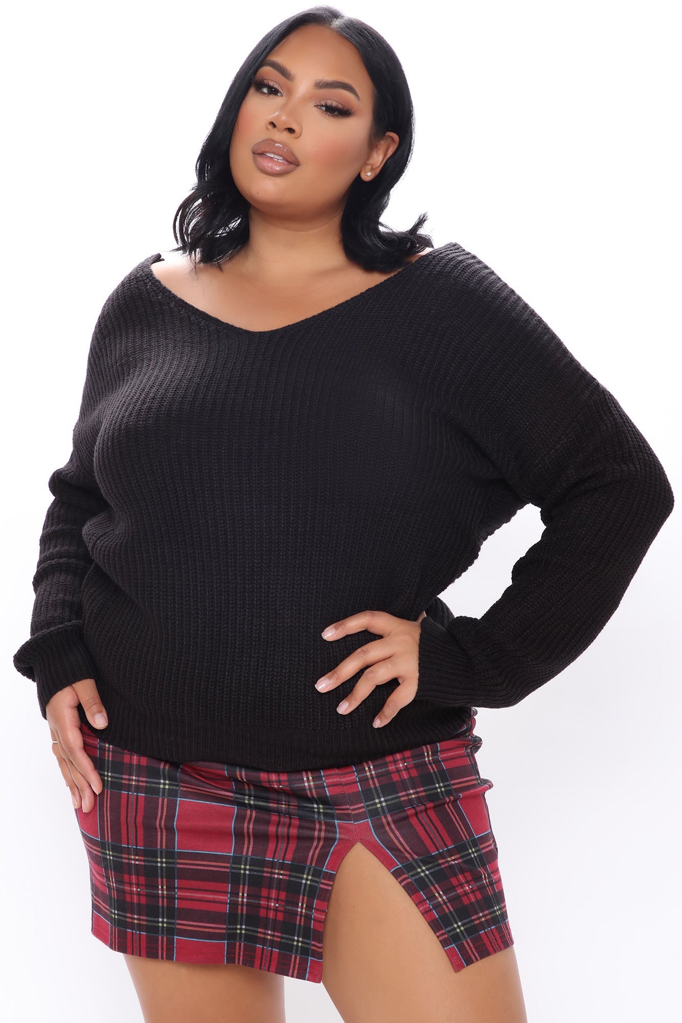 Falls Favorite Girl Sweater II - Black