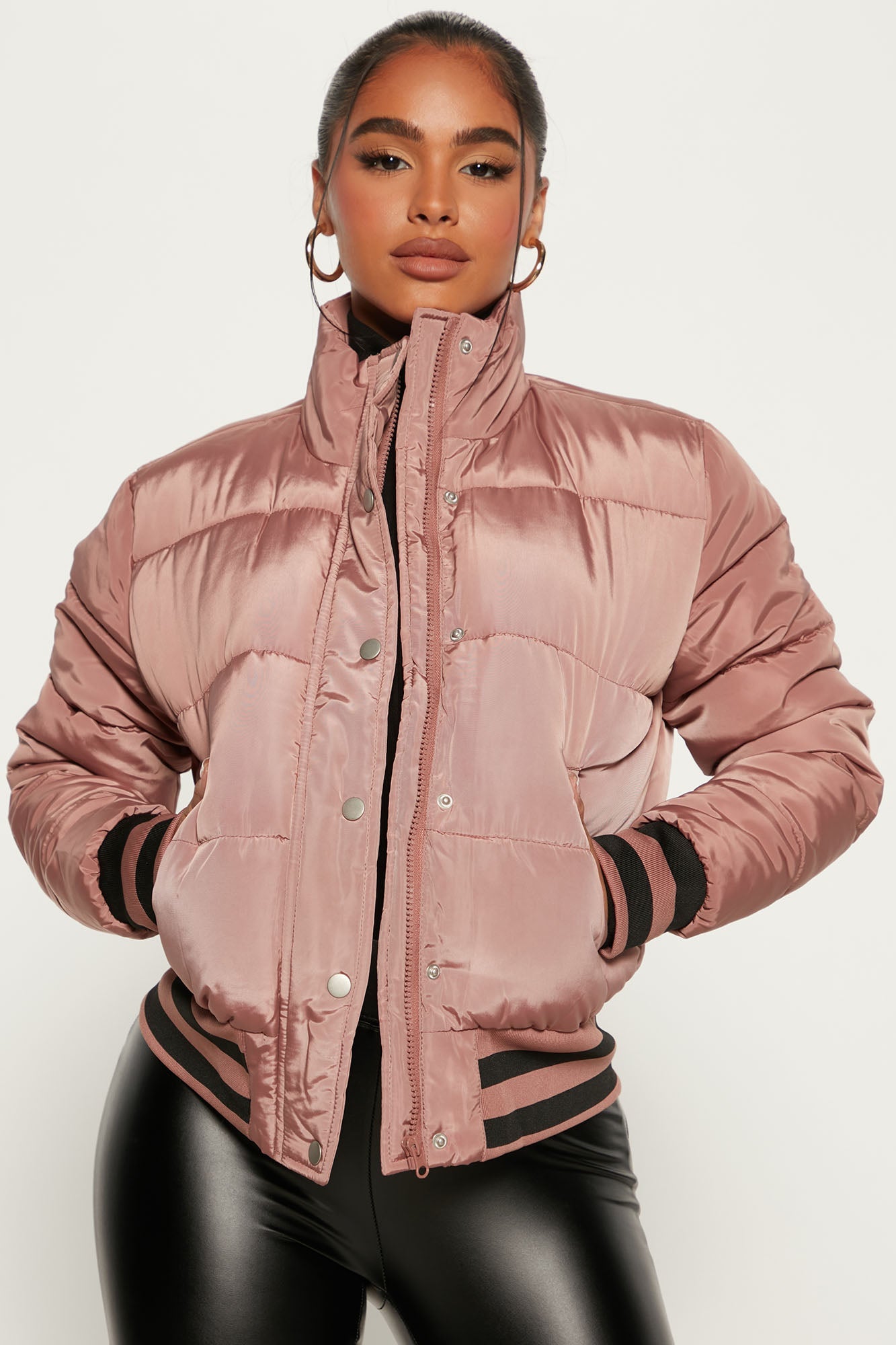 Mrs. Jackson Puffer Jacket - Light Pink