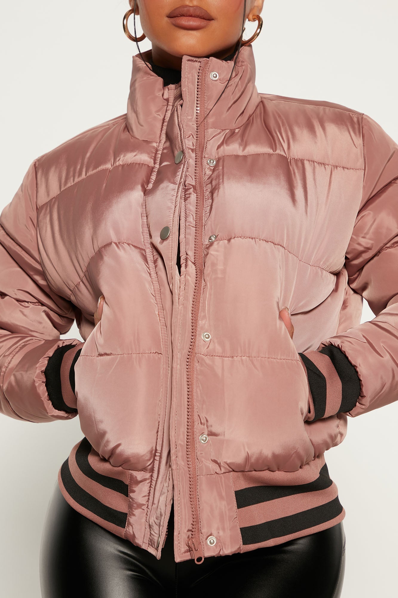 Mrs. Jackson Puffer Jacket - Light Pink