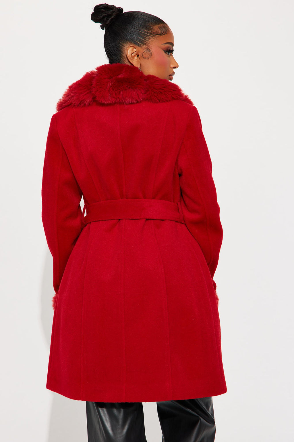 New York Nights Coat - Red