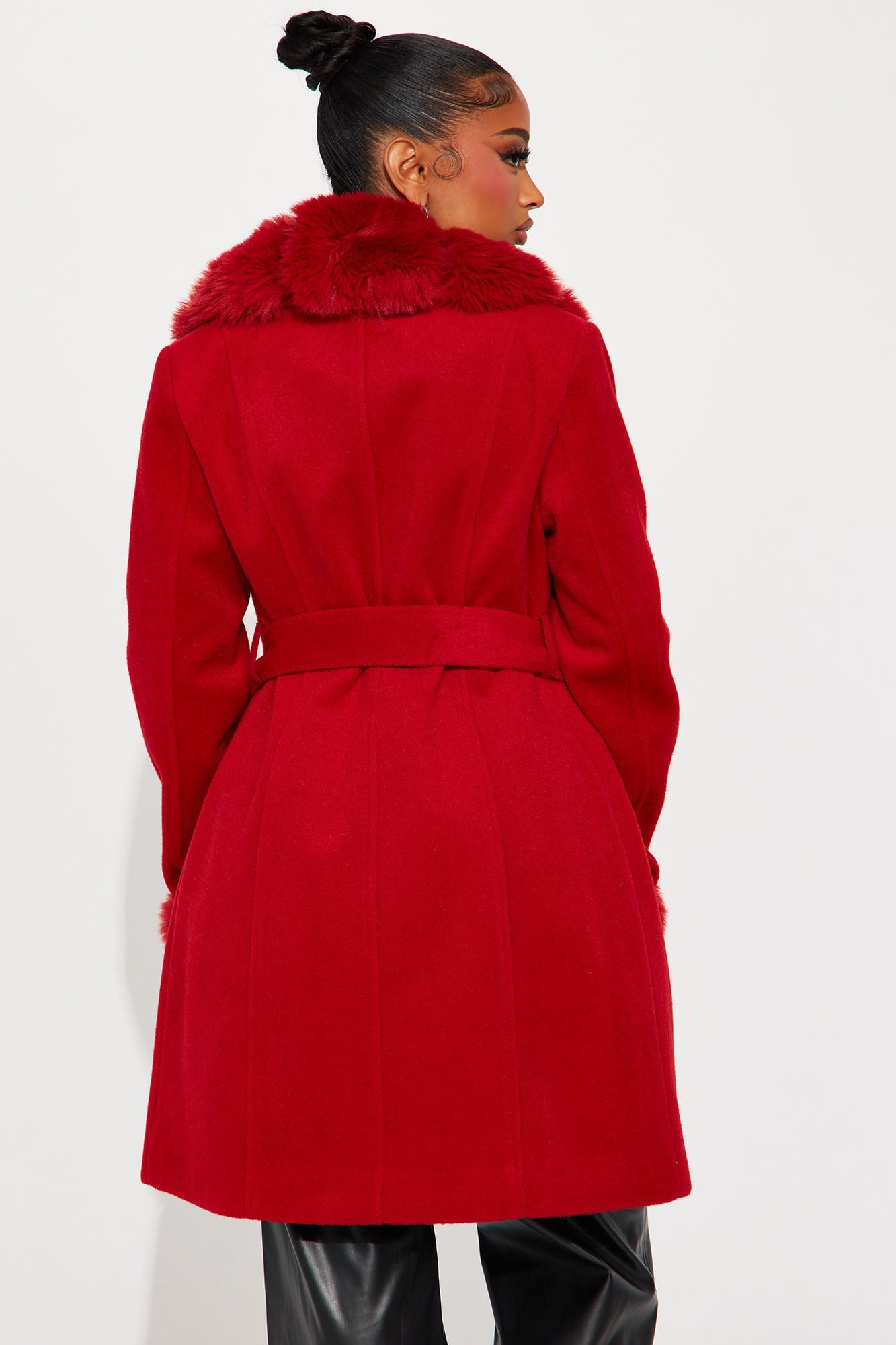 New York Nights Coat - Red