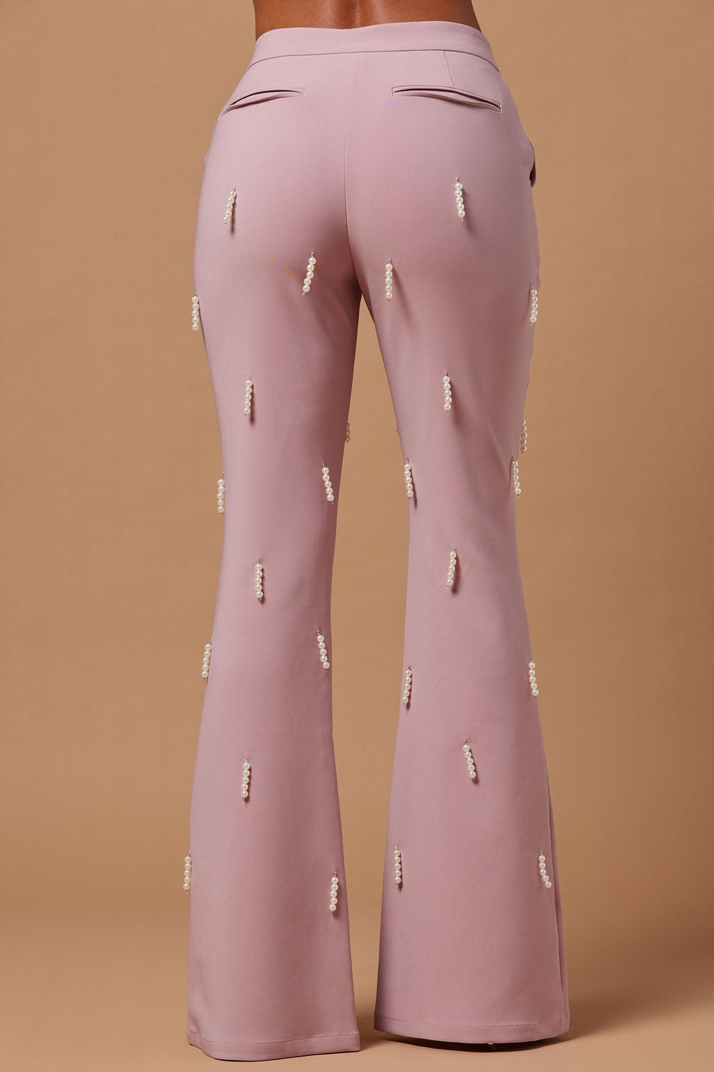 Bella Embellished Pant - Mauve