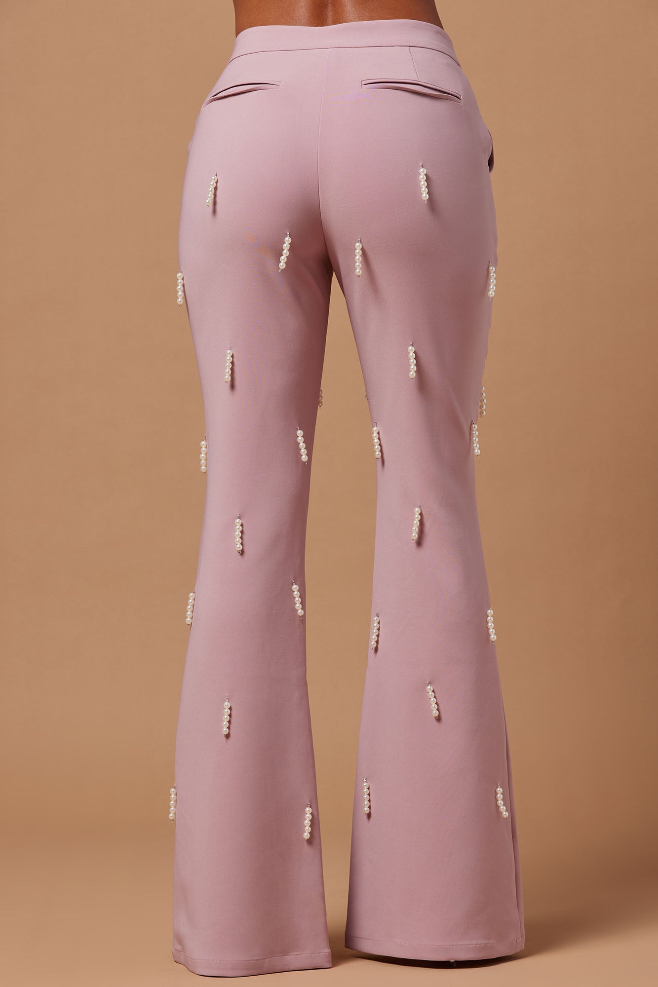 Bella Embellished Pant - Mauve