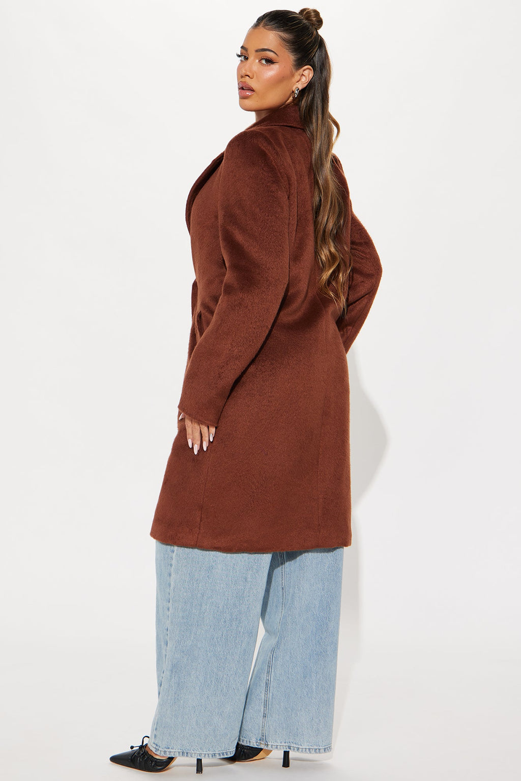 It's A Long Story Coat - Brown