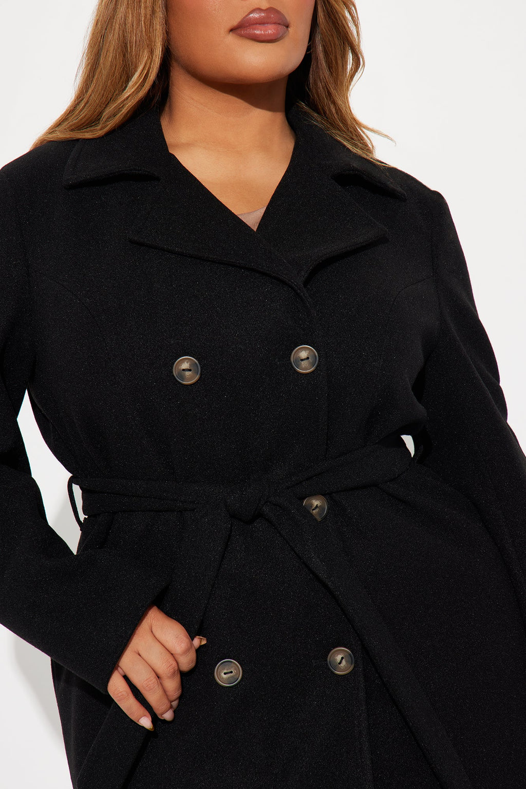 Jasmine Wool Coat - Black