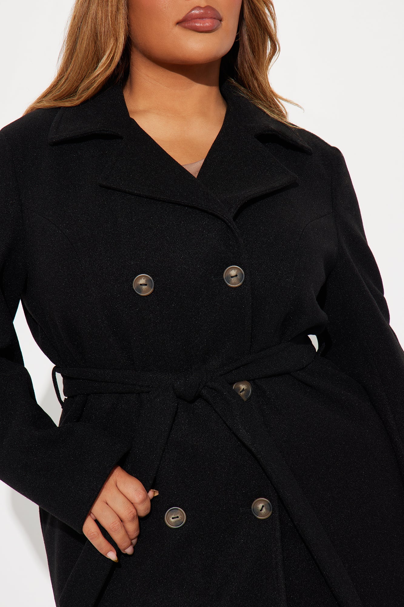 Jasmine Wool Coat - Black