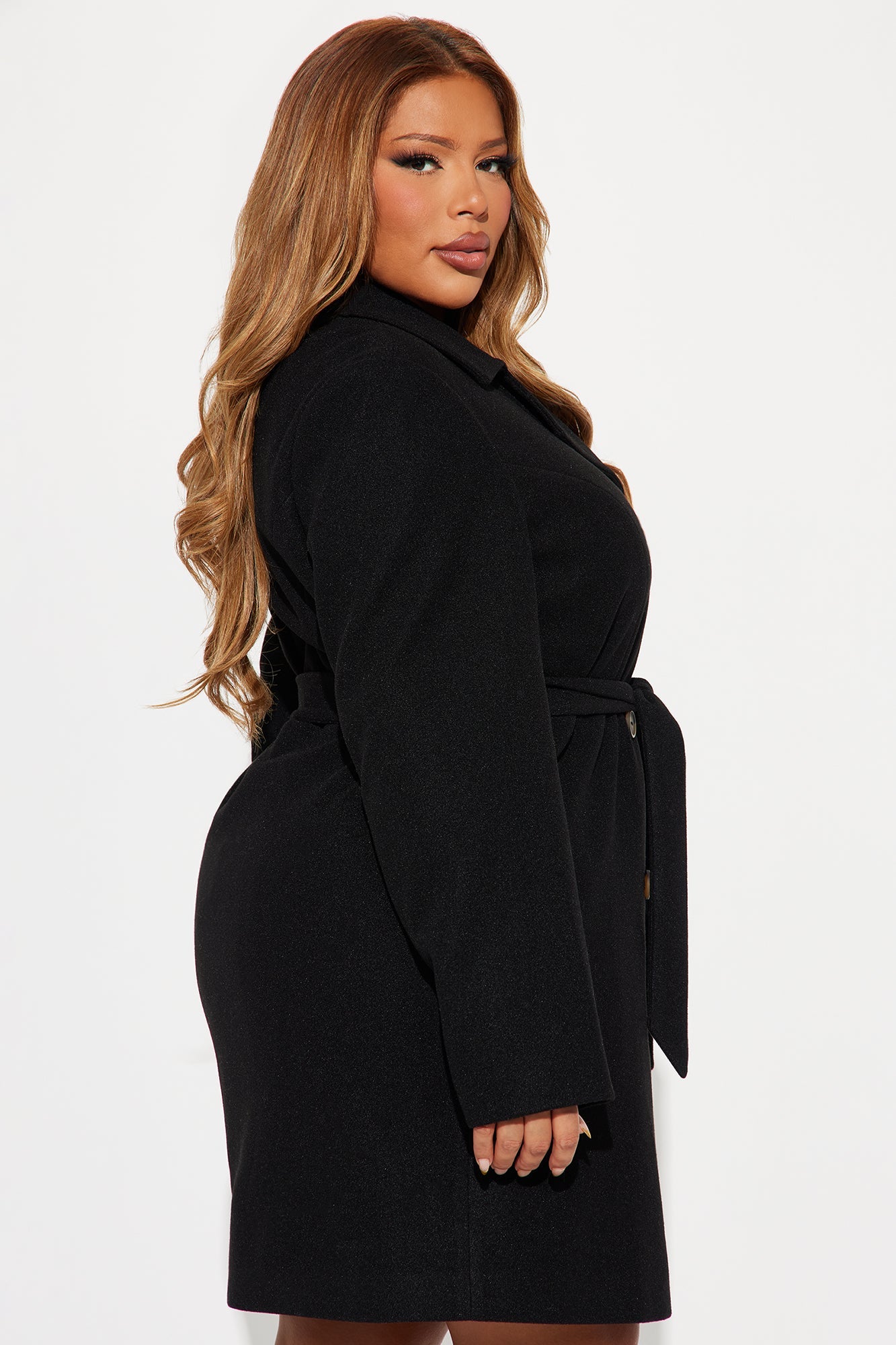 Jasmine Wool Coat - Black