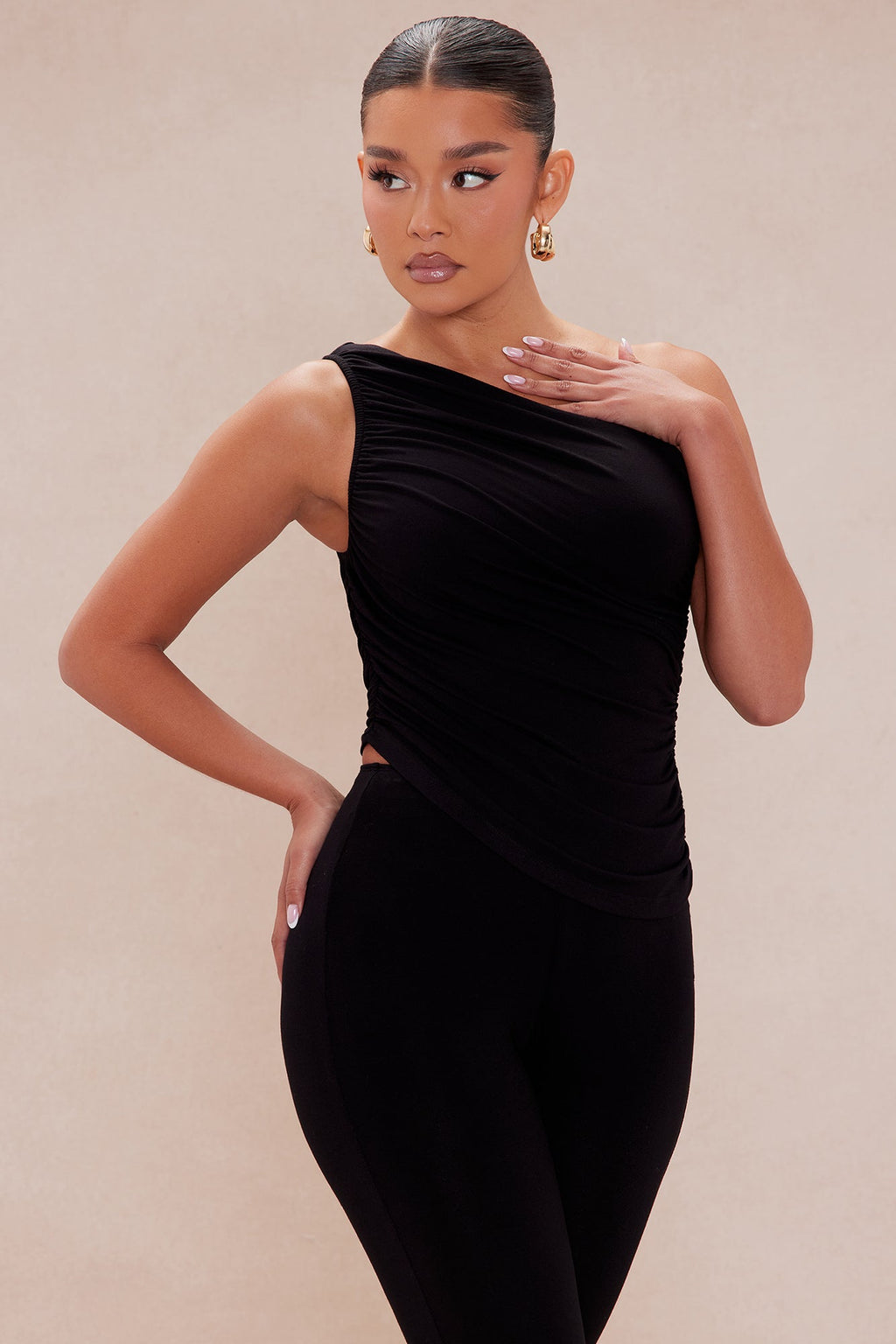 Logan Knit Pant Set - Black