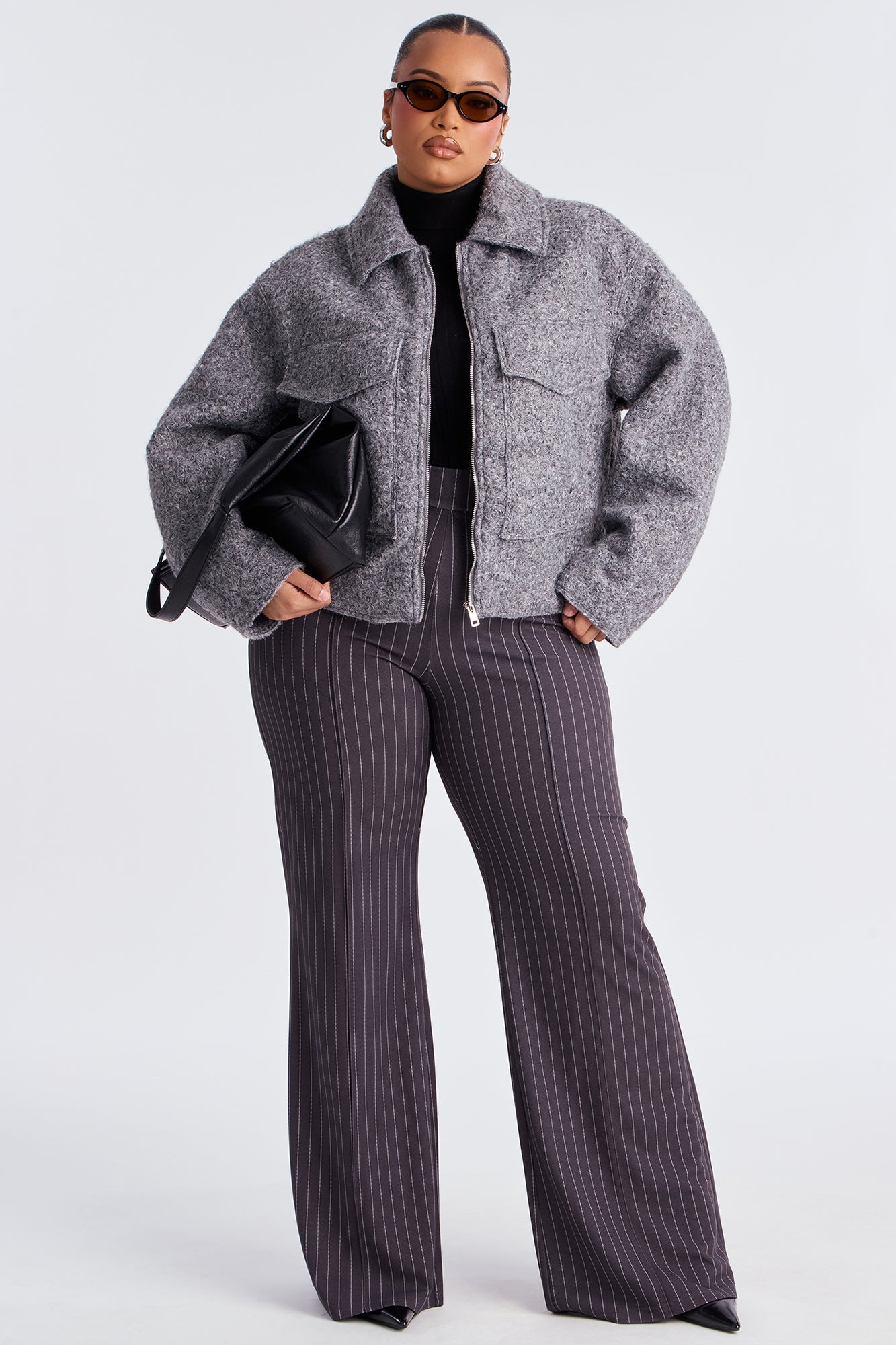 Sierra Sherpa Jacket - Grey