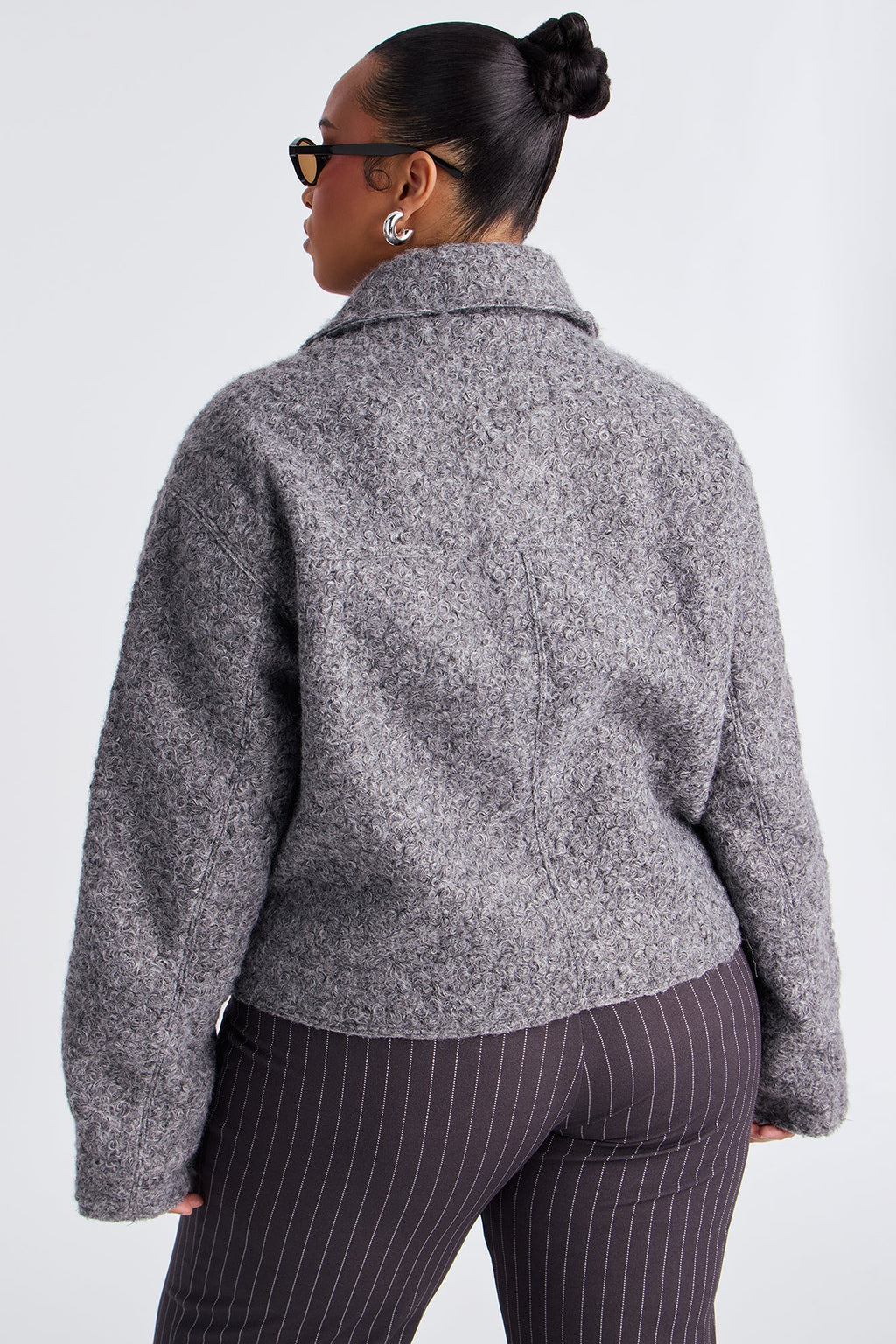 Sierra Sherpa Jacket - Grey