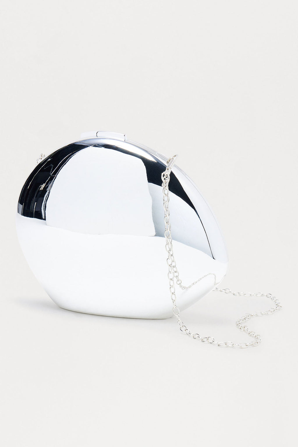 Self Reflection Clutch - Silver