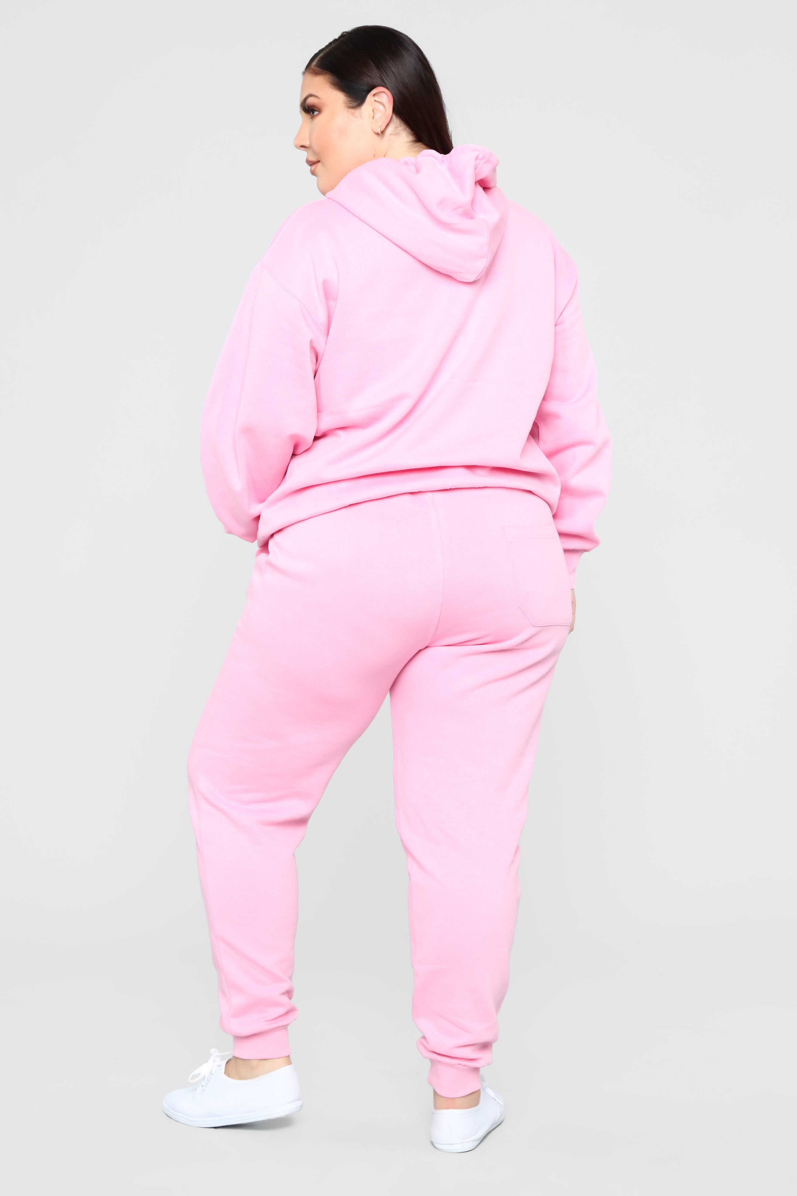 Stole Your Boyfriend's Oversized Jogger - Pink