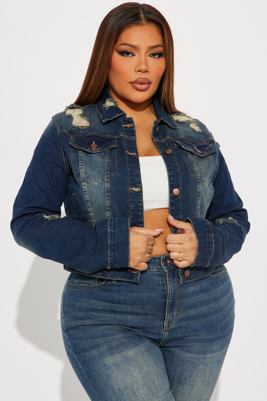 Kelly Denim Jacket - Dark