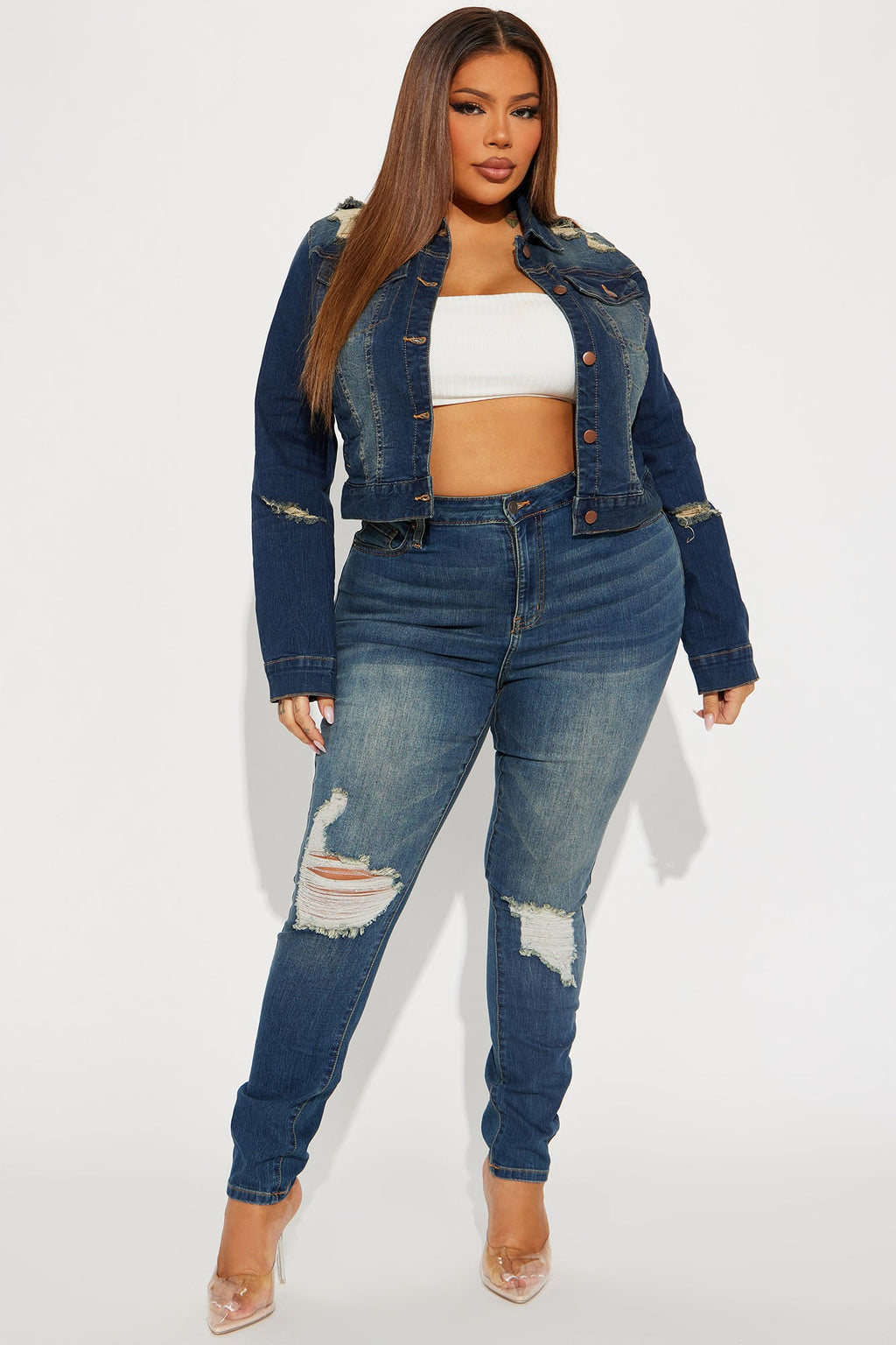 Kelly Denim Jacket - Dark