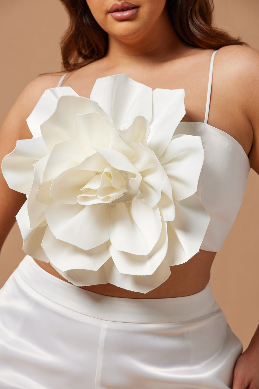 Rosalia Flower Pant Set - White