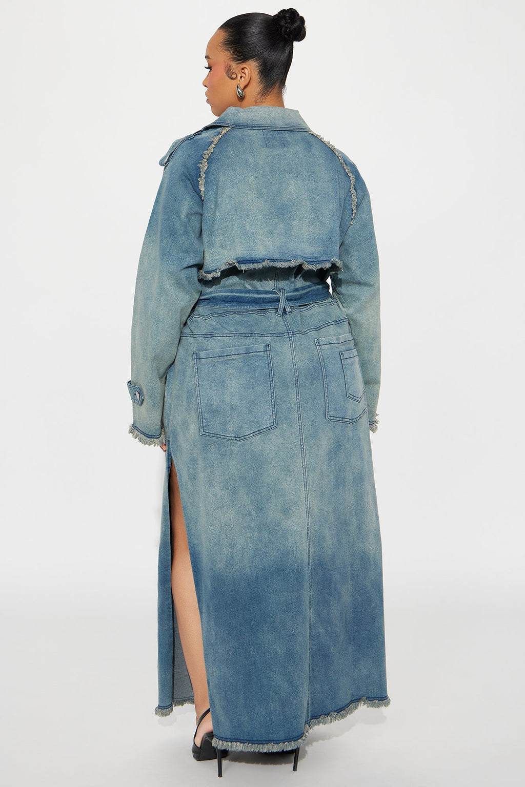 New York Days Denim Coat - Light Wash