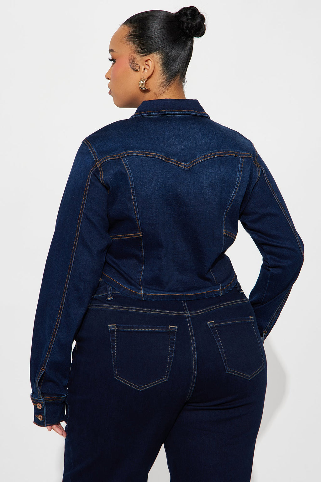 Rosemary Stretch Denim Jacket - Dark Wash