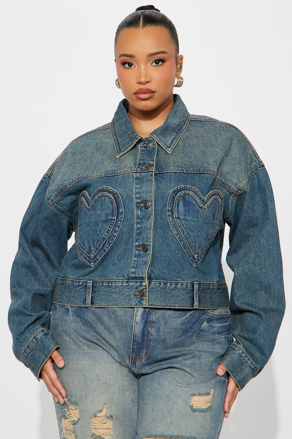 Match Made In Heaven Denim Jacket - Dark Wash