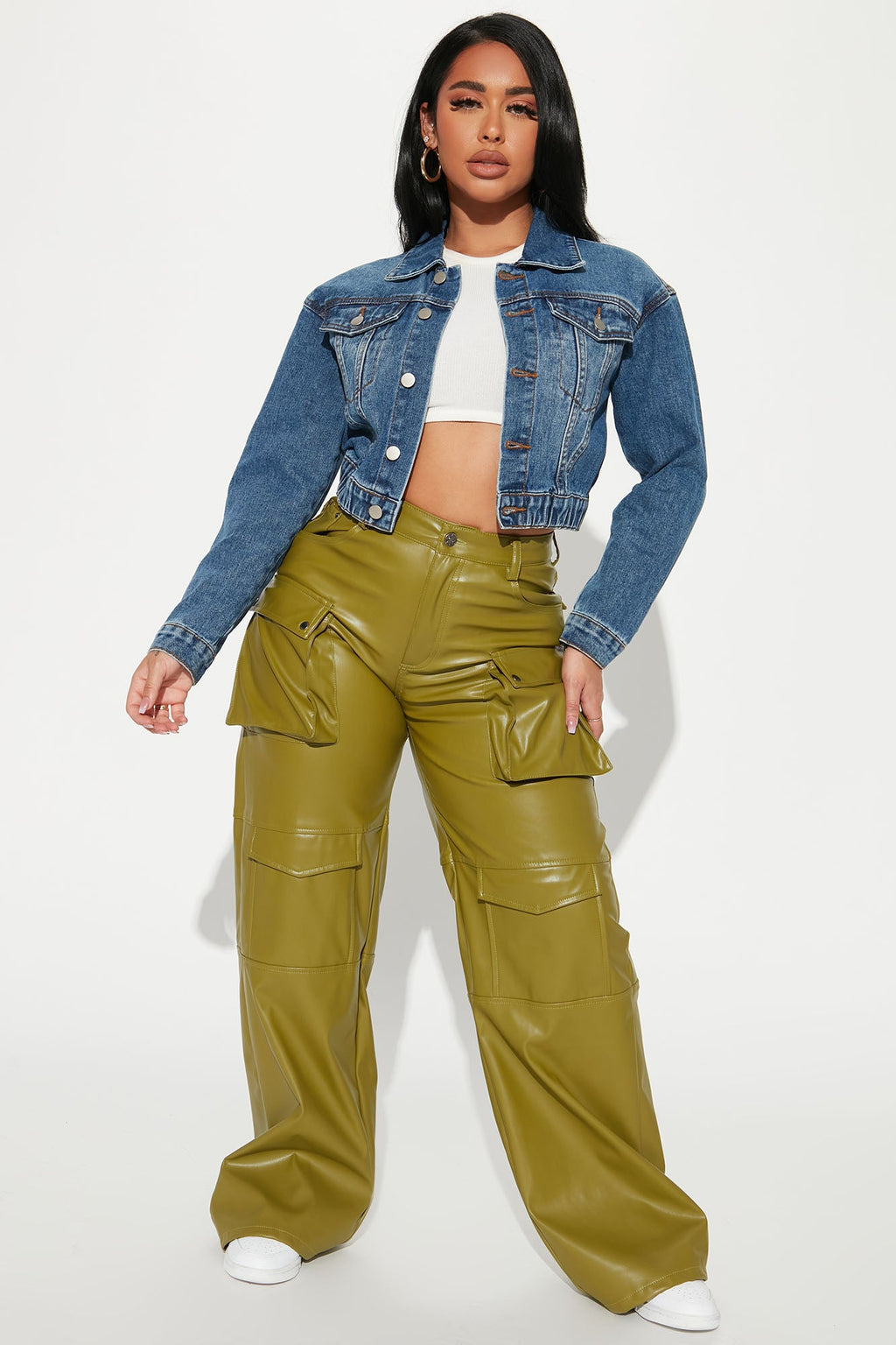 Out Of Time Denim Bomber Jacket - Dark Wash