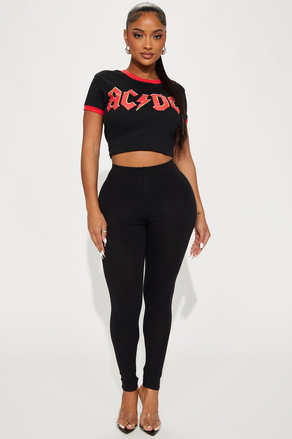 Lean On Me Leggings - Black