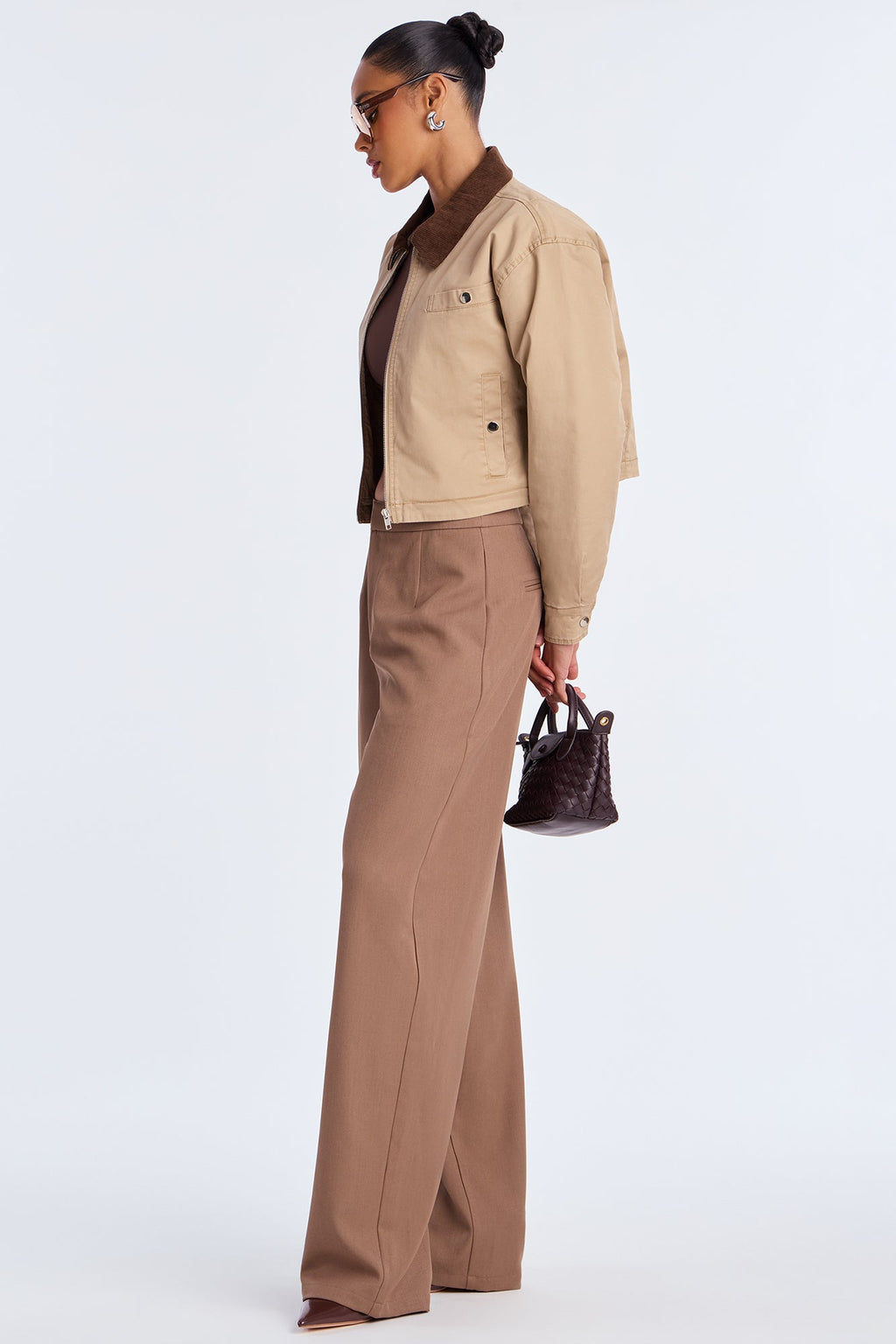 Urban Legend Twill Trucker Jacket - Taupe