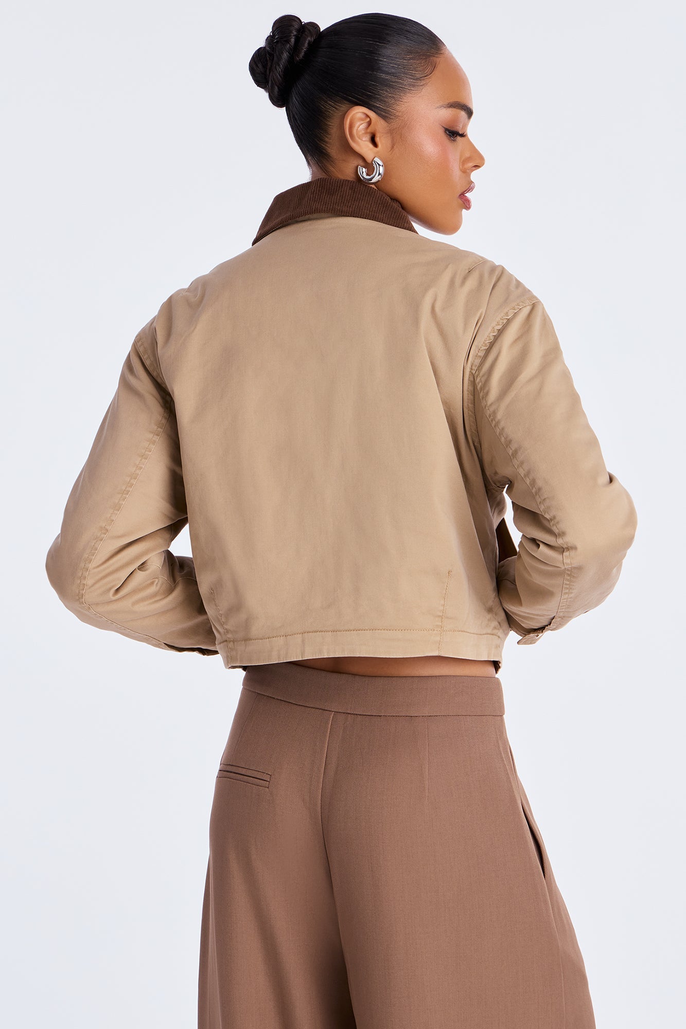 Urban Legend Twill Trucker Jacket - Taupe