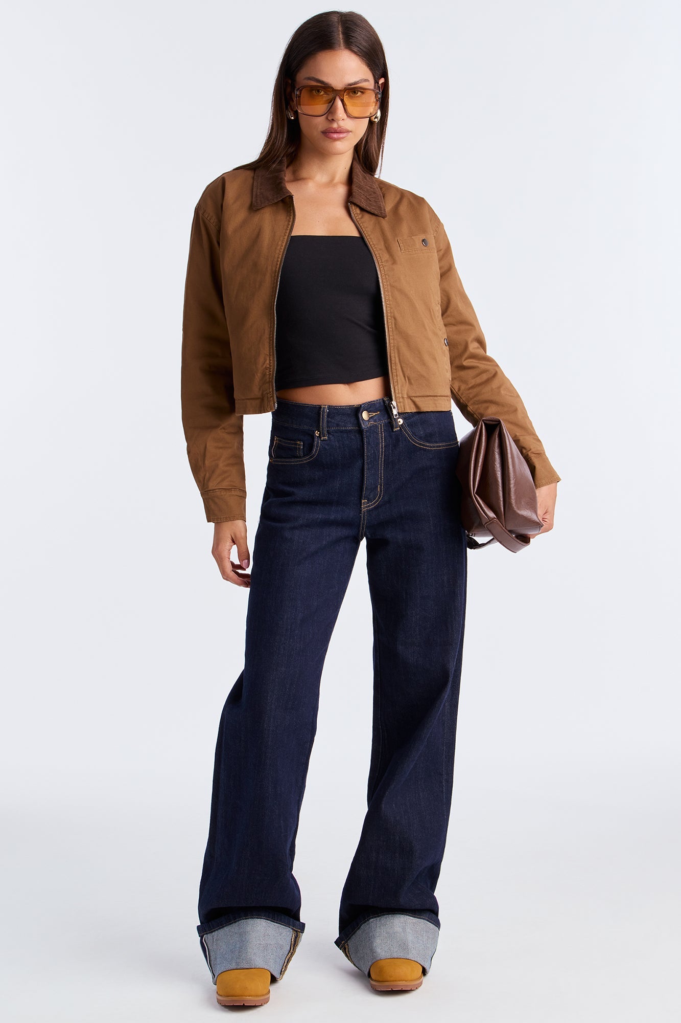 Urban Legend Twill Trucker Jacket - Brown