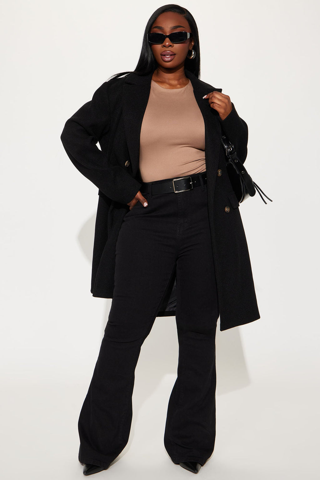 Kim Wool Coat - Black