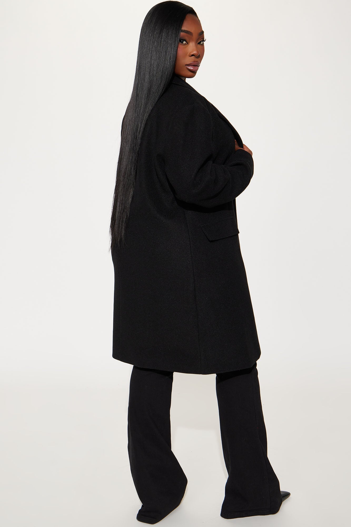 Kim Wool Coat - Black