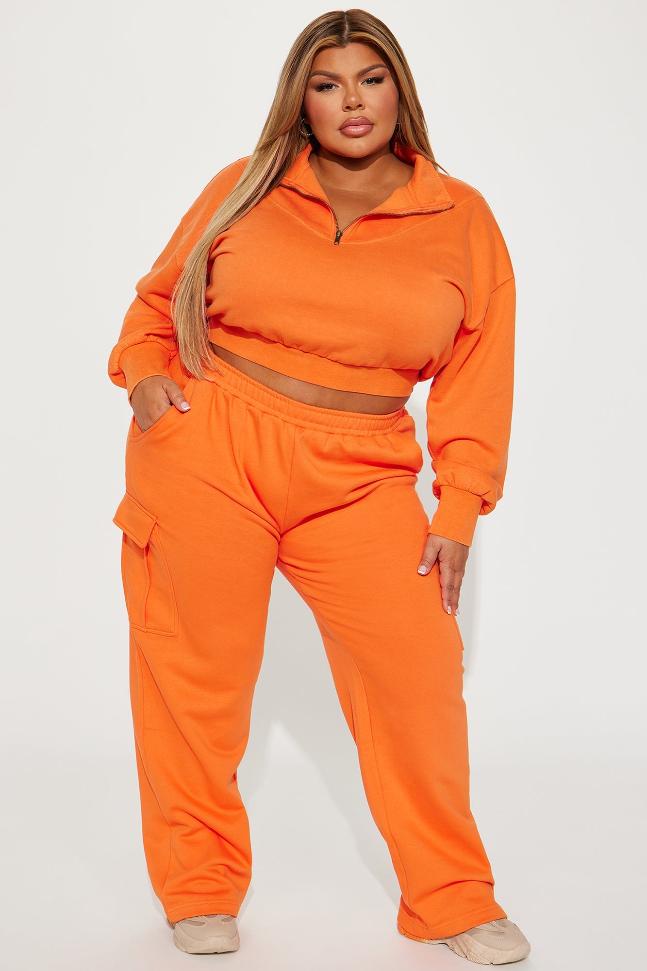 Rested Lounge Pullover - Orange